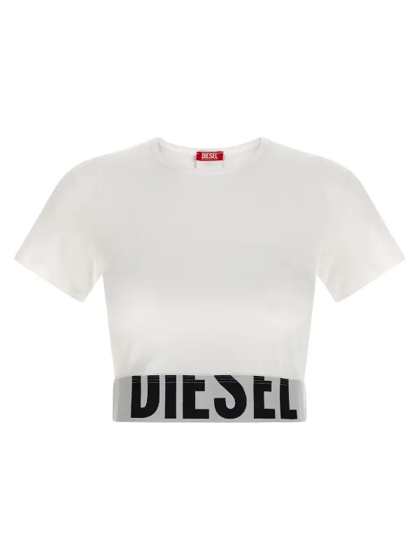 'Uftee-Sport-Cropped' T-shirt made by Diesel