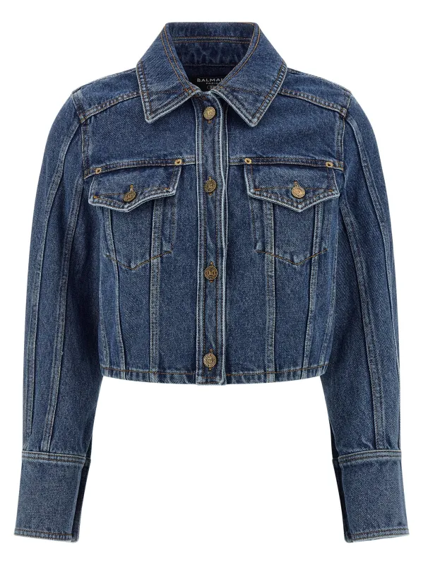 Denim jacket made by Balmain