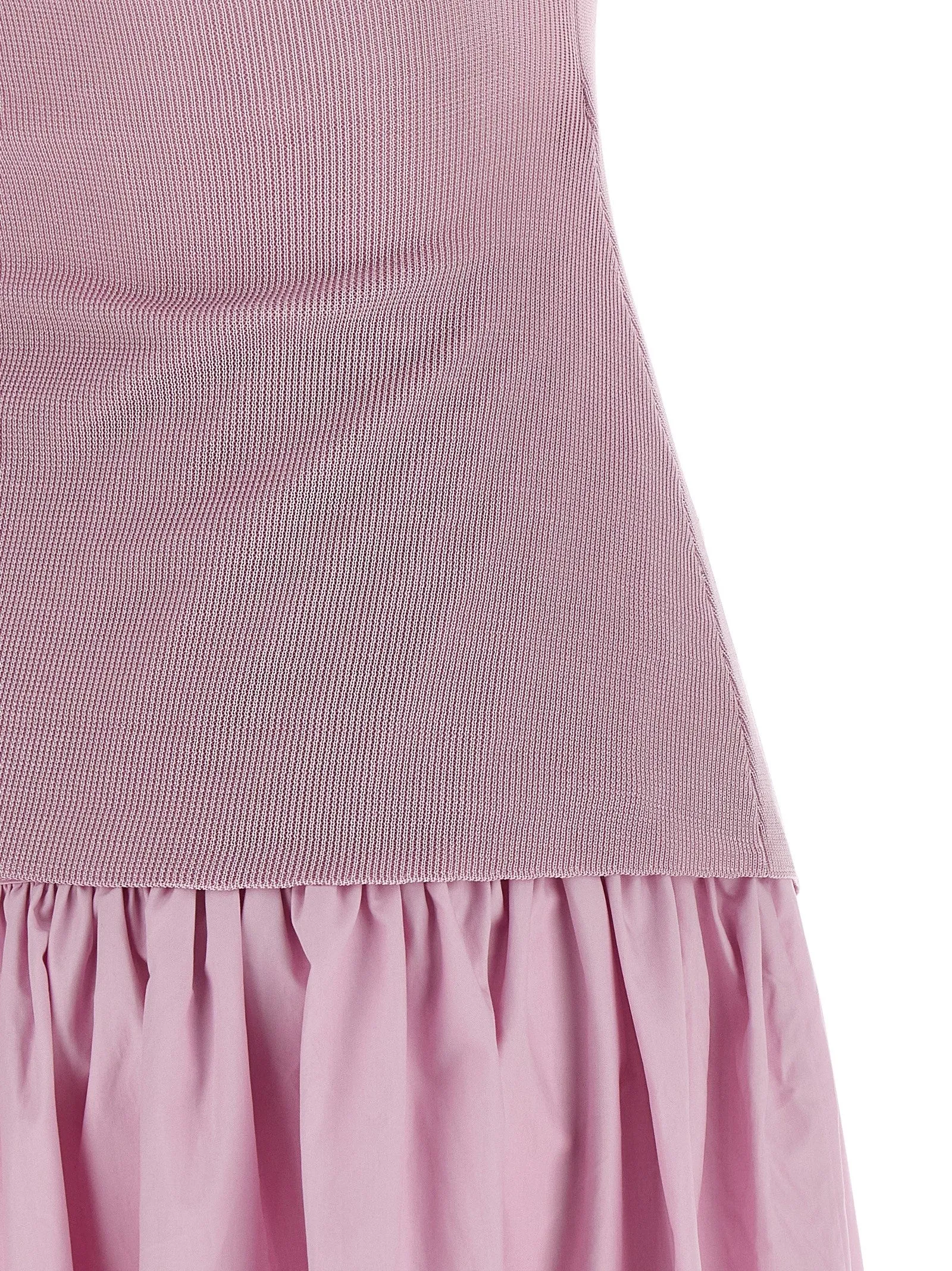 'Pink Cotton Draped Knit Midi' dress sold by Lord & Taylor product image thumbnail 4