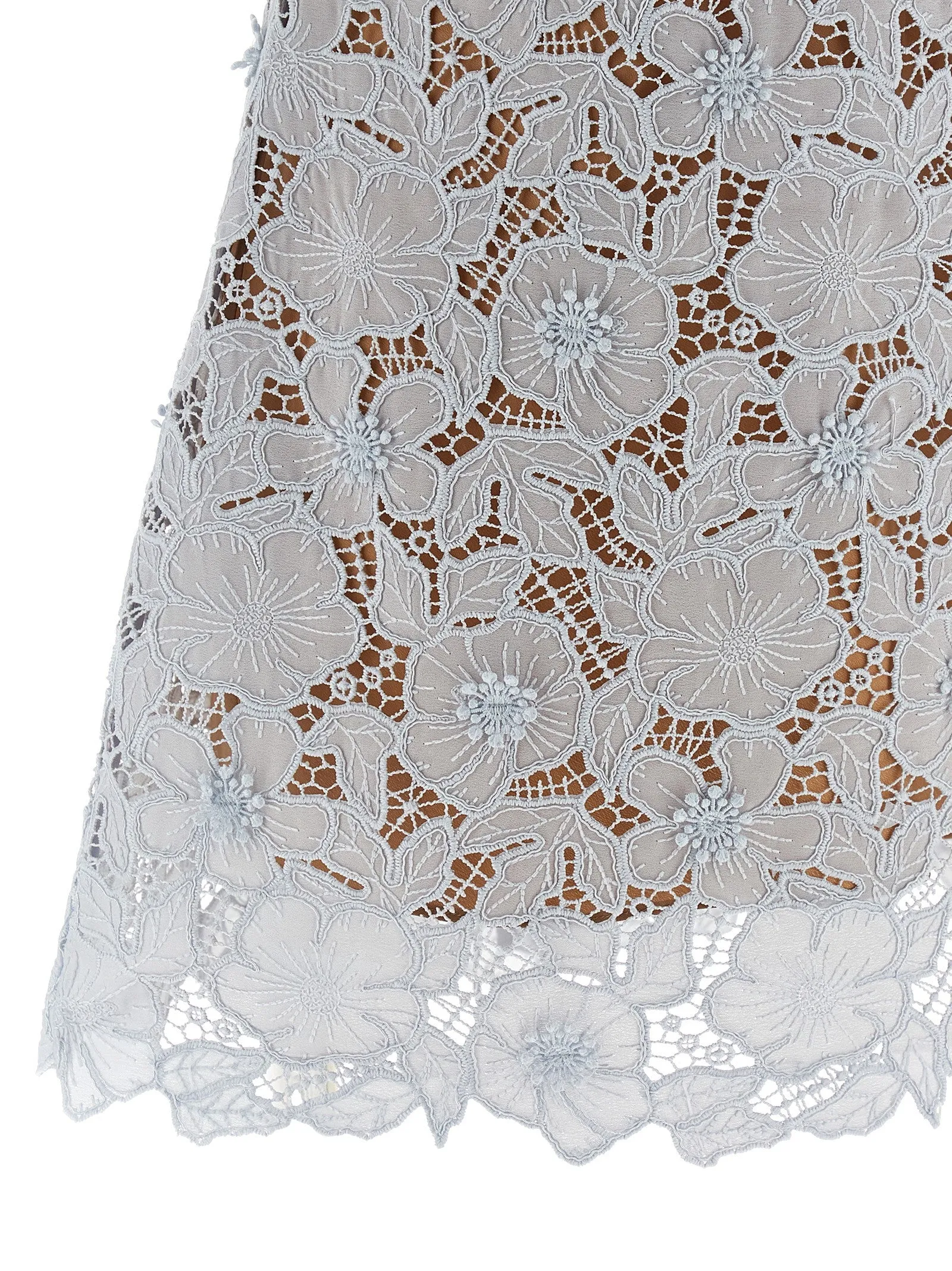 'Blue Guipure Lace Mini' dress sold by Lord & Taylor product image thumbnail 4