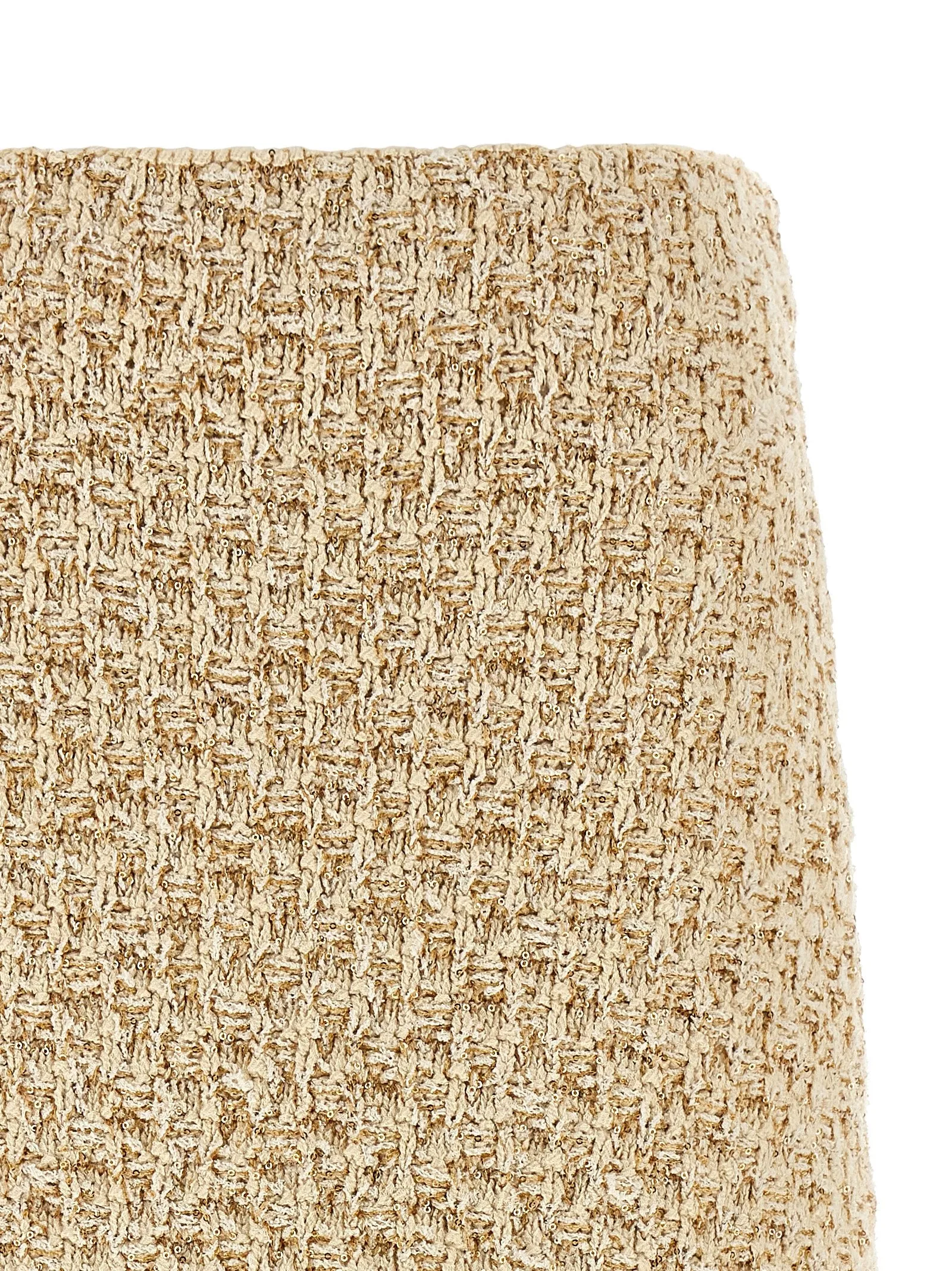 Denim-effect tweed skirt sold by Lord & Taylor product image thumbnail 3