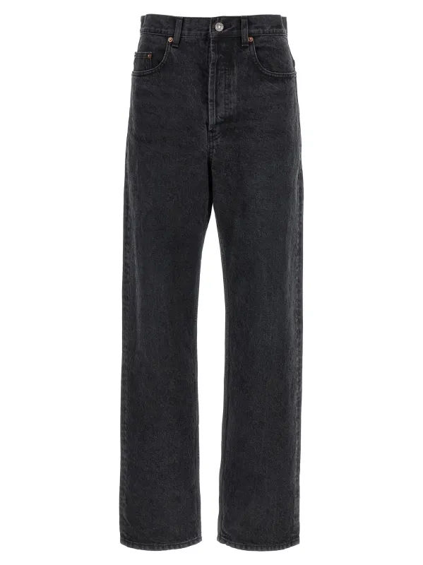 Used effect jeans made by Yves Saint Laurent