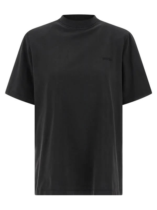Padded shoulder t-shirt made by The Attico