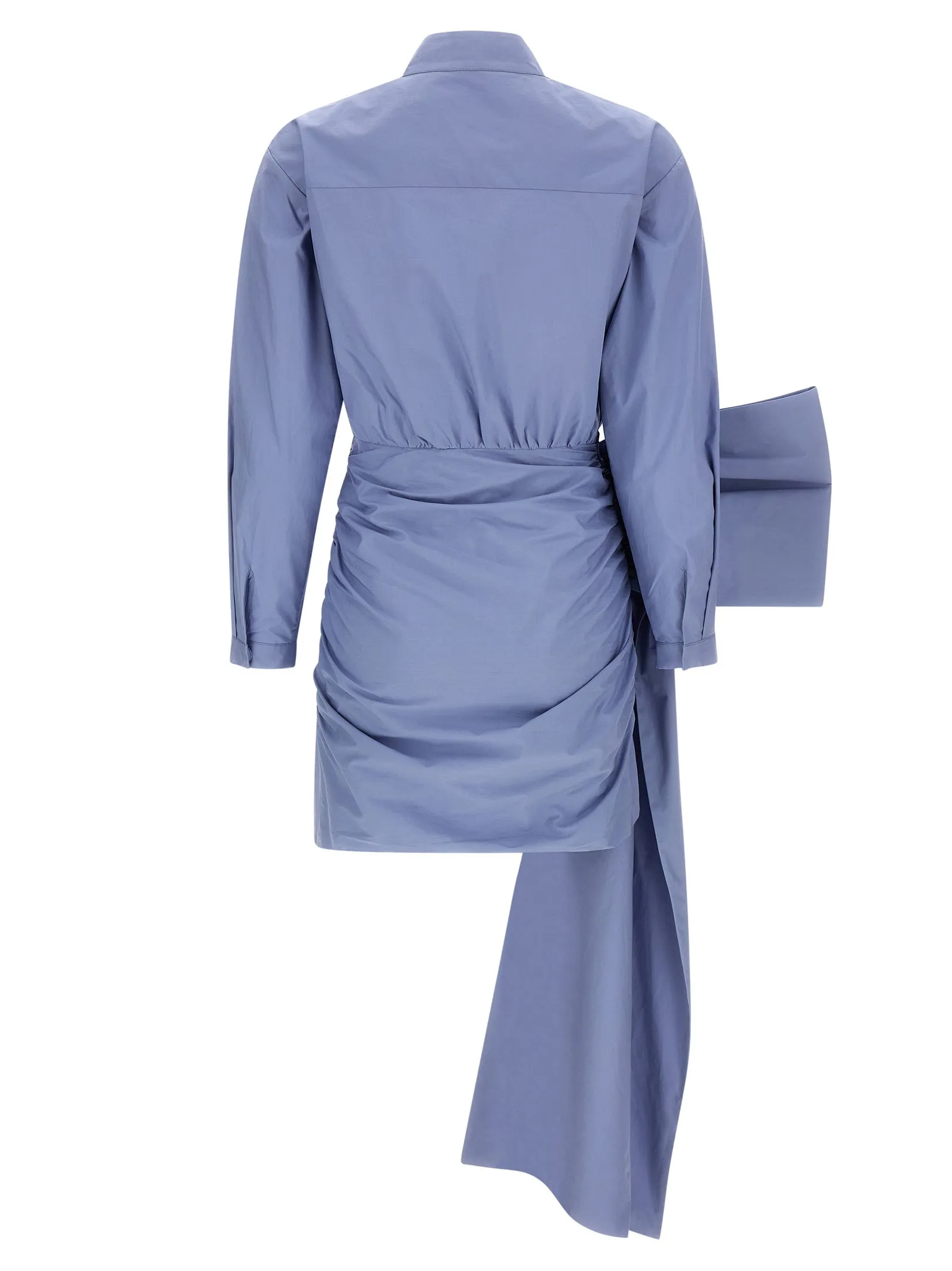 'Blue Cotton Tie Side Mini' dress sold by Lord & Taylor product image thumbnail 2