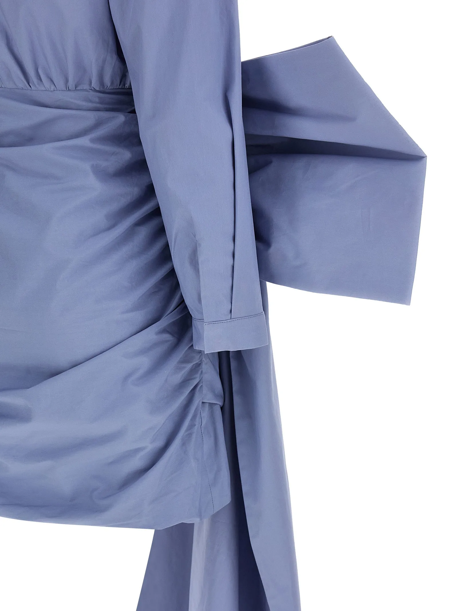 'Blue Cotton Tie Side Mini' dress sold by Lord & Taylor product image thumbnail 4