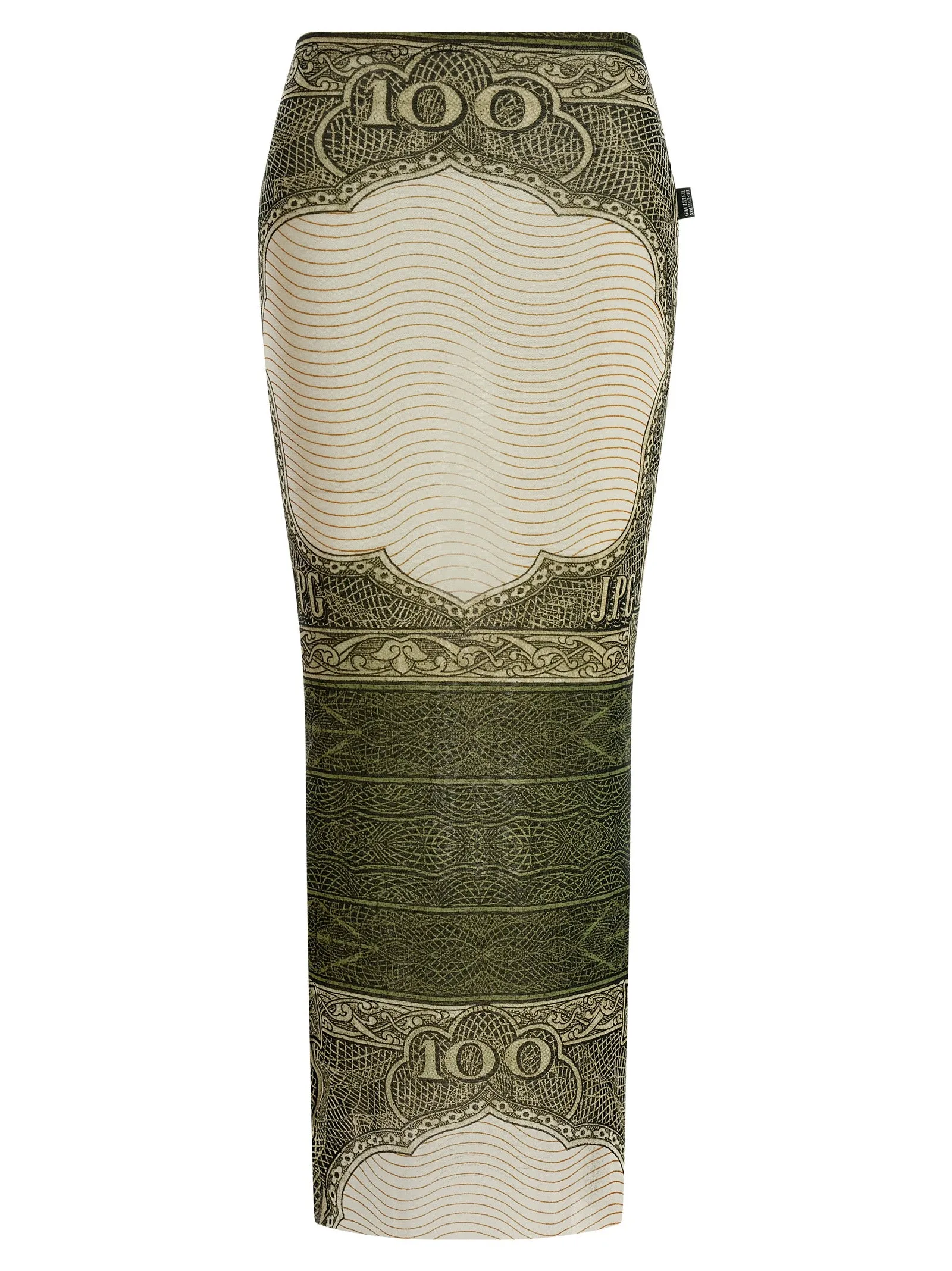 'Re-edition - The Green Cartouche' skirt sold by Lord & Taylor