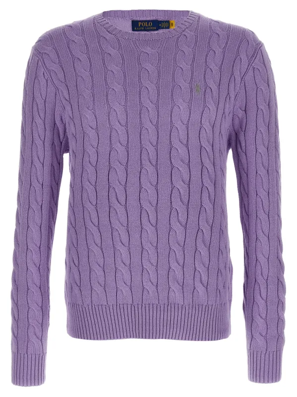 Cotton braided sweater made by Polo by Ralph Lauren