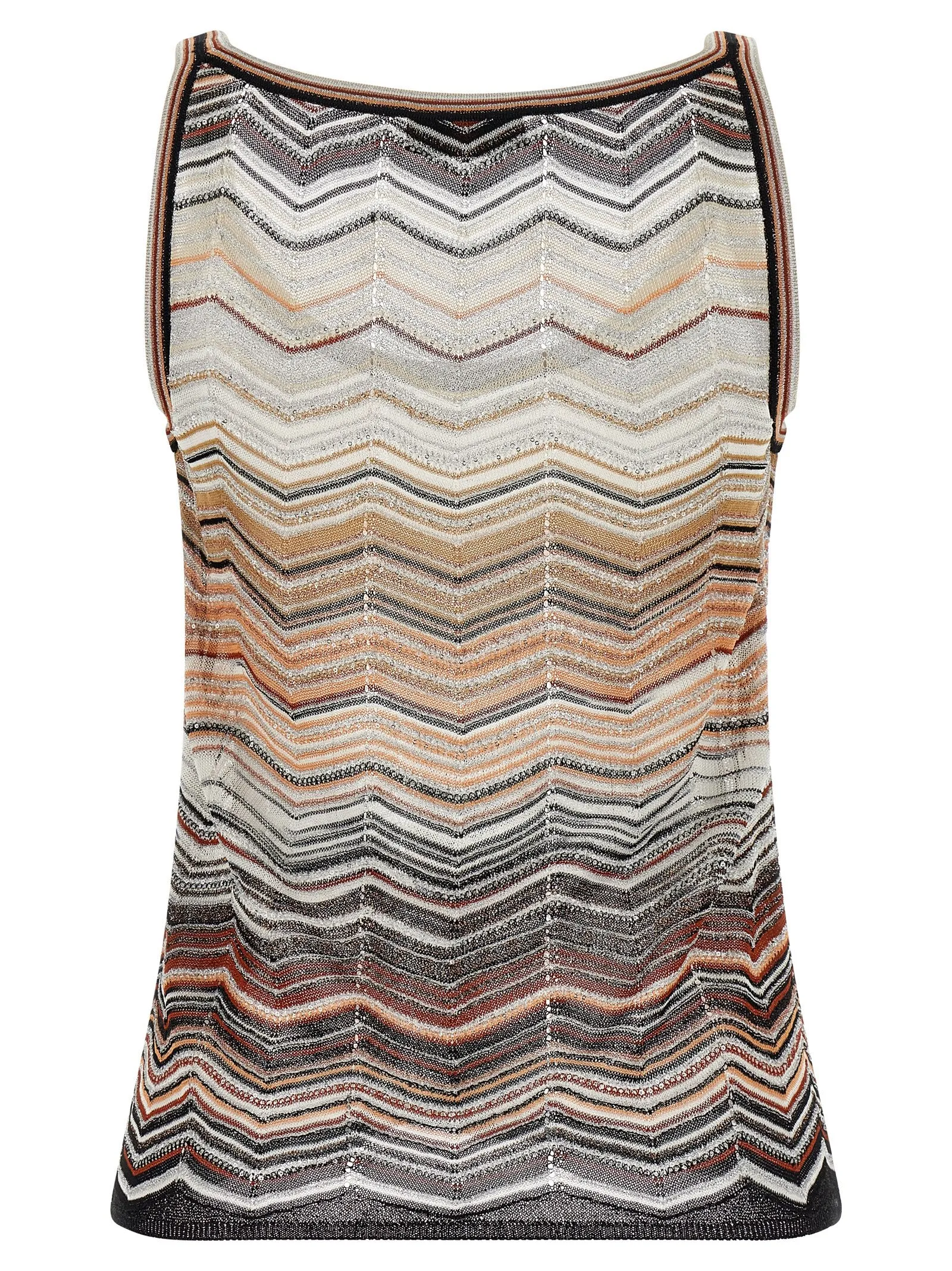 Tank top chevron lamé sold by Lord & Taylor product image thumbnail 2