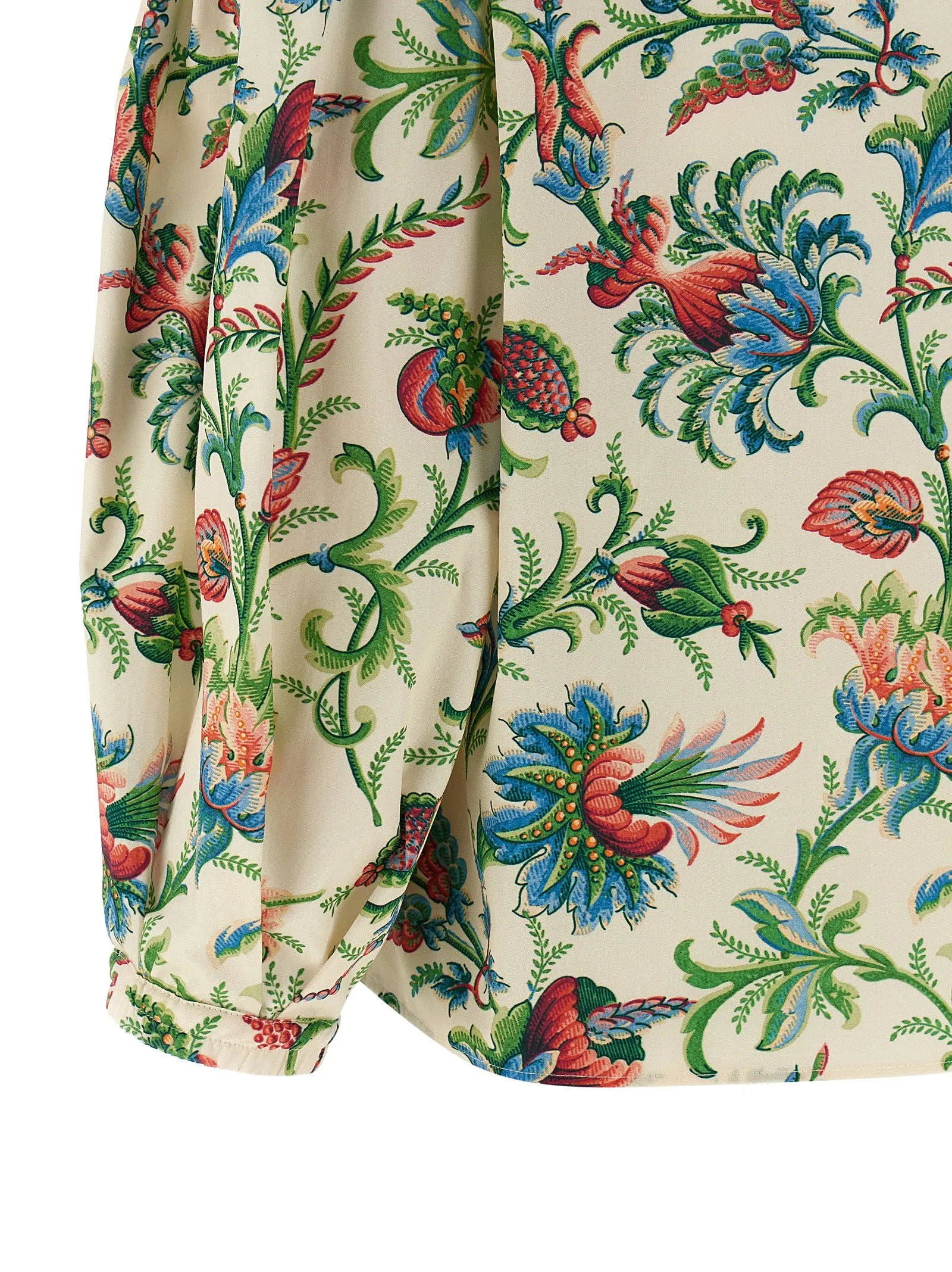 Floral cotton blouse sold by Lord & Taylor product image thumbnail 4