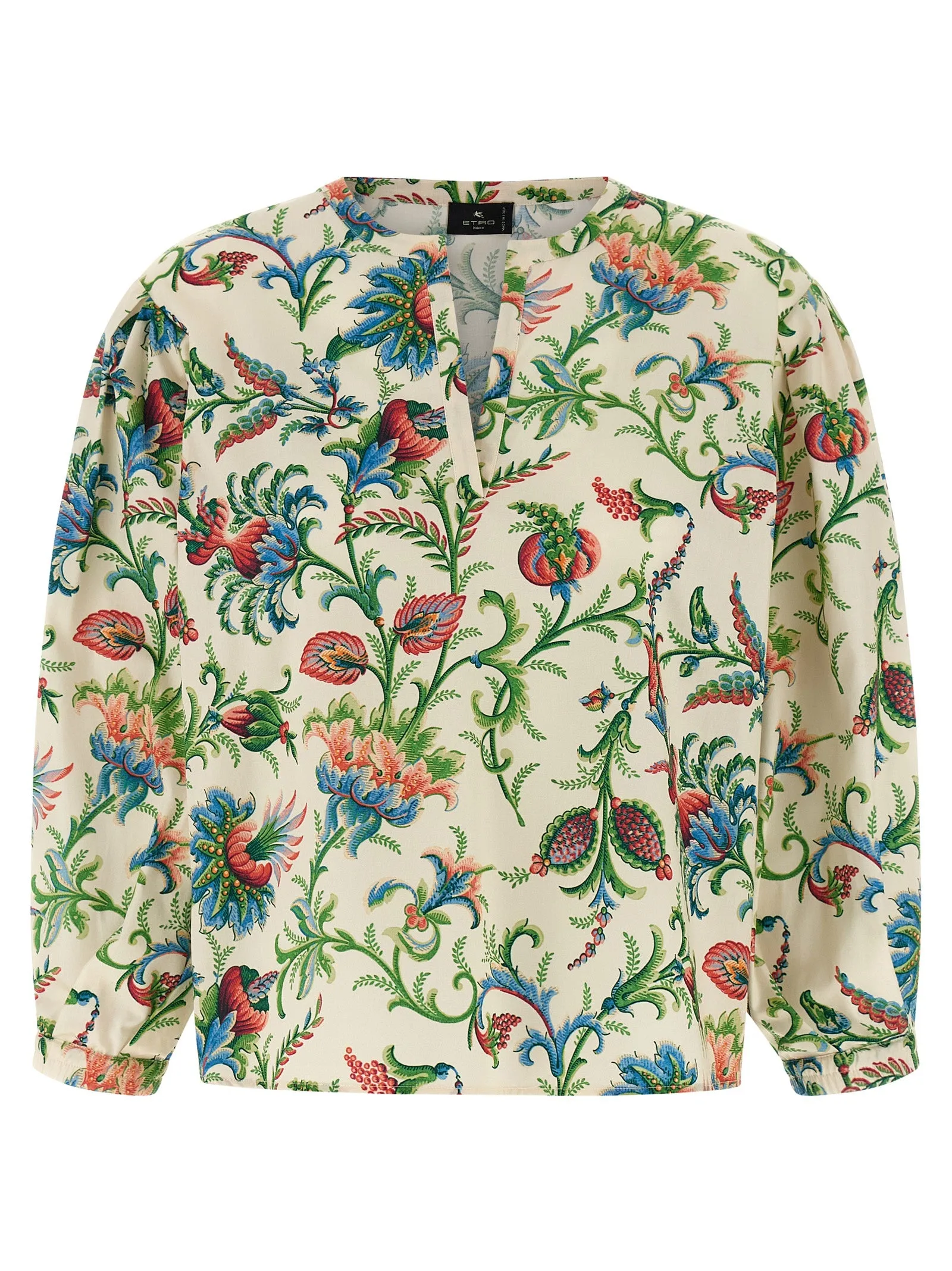 Floral cotton blouse sold by Lord & Taylor