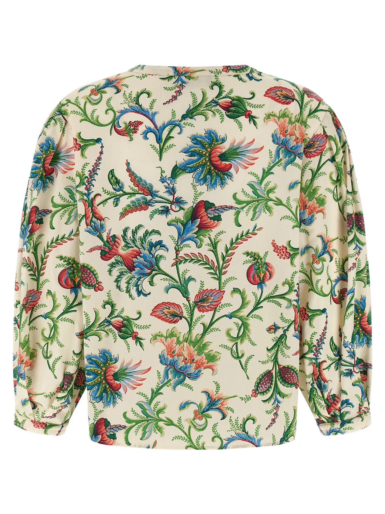 Floral cotton blouse sold by Lord & Taylor product image thumbnail 2