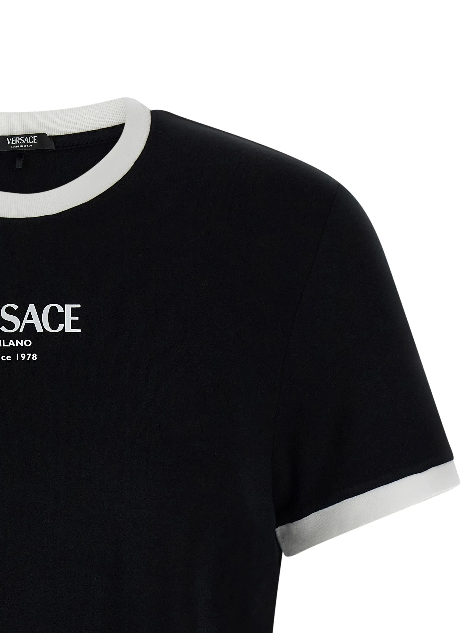 'Versace Logo' T-shirt sold by Lord & Taylor product image thumbnail 3