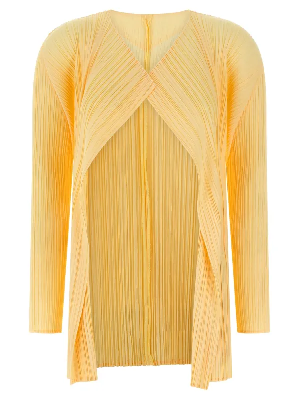 'Mellow Pleats' cardigan sold by Lord & Taylor