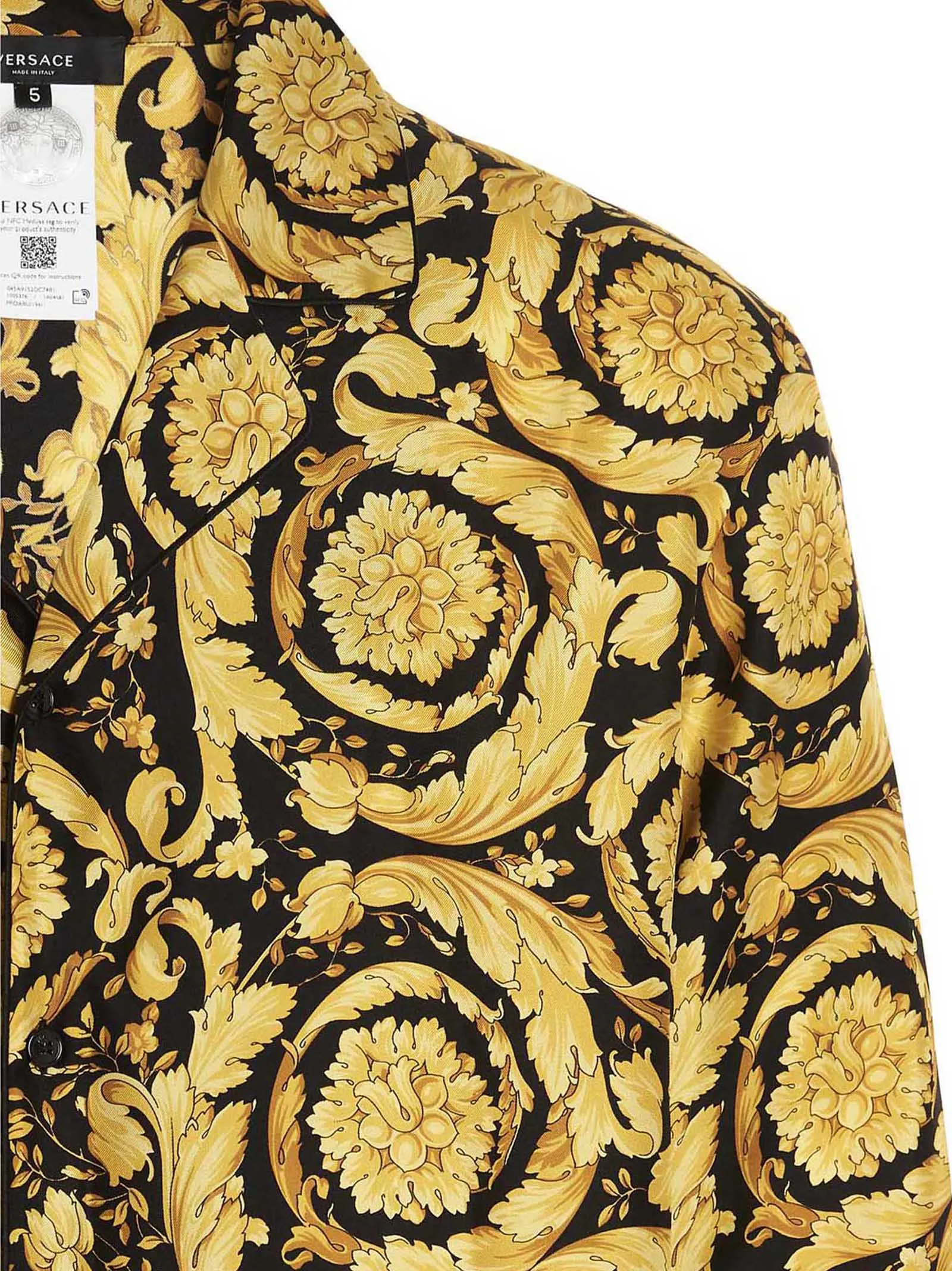 'Baroque' pajama shirt sold by Lord & Taylor product image thumbnail 3