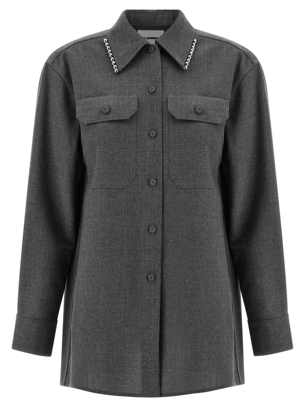 Canvas shirt made by Jil Sander