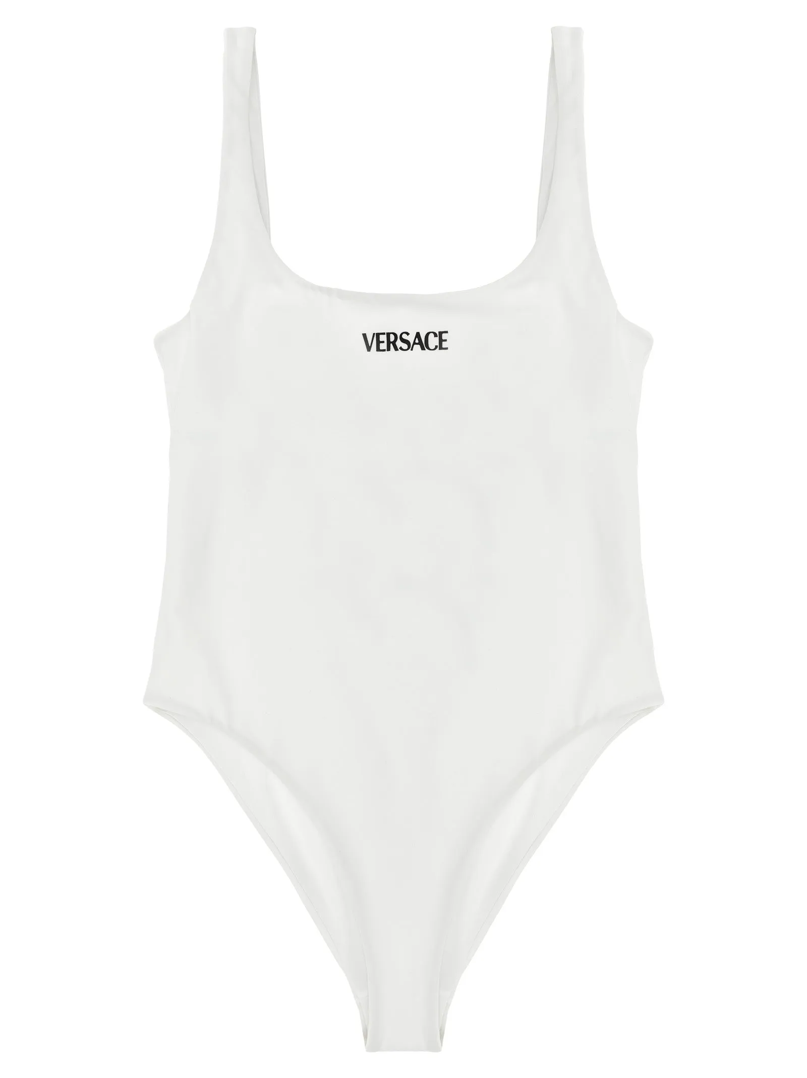 'Versace Logo' one-piece swimsuit sold by Lord & Taylor
