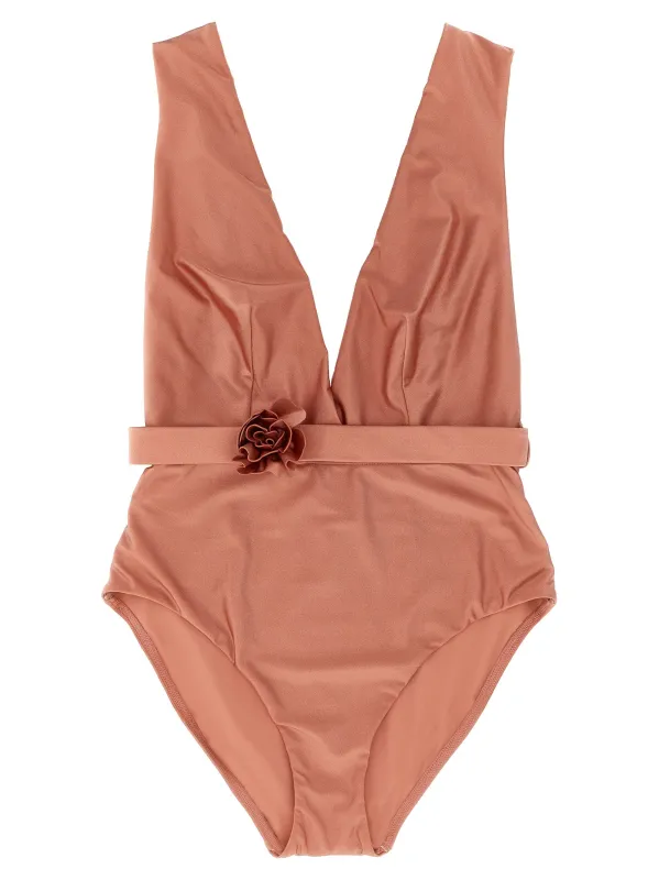 'Lucky Plunge Flower' one-piece swimsuit sold by Lord & Taylor