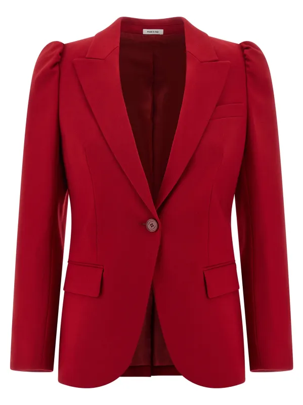 Single-breasted blazer made by Alexander McQueen