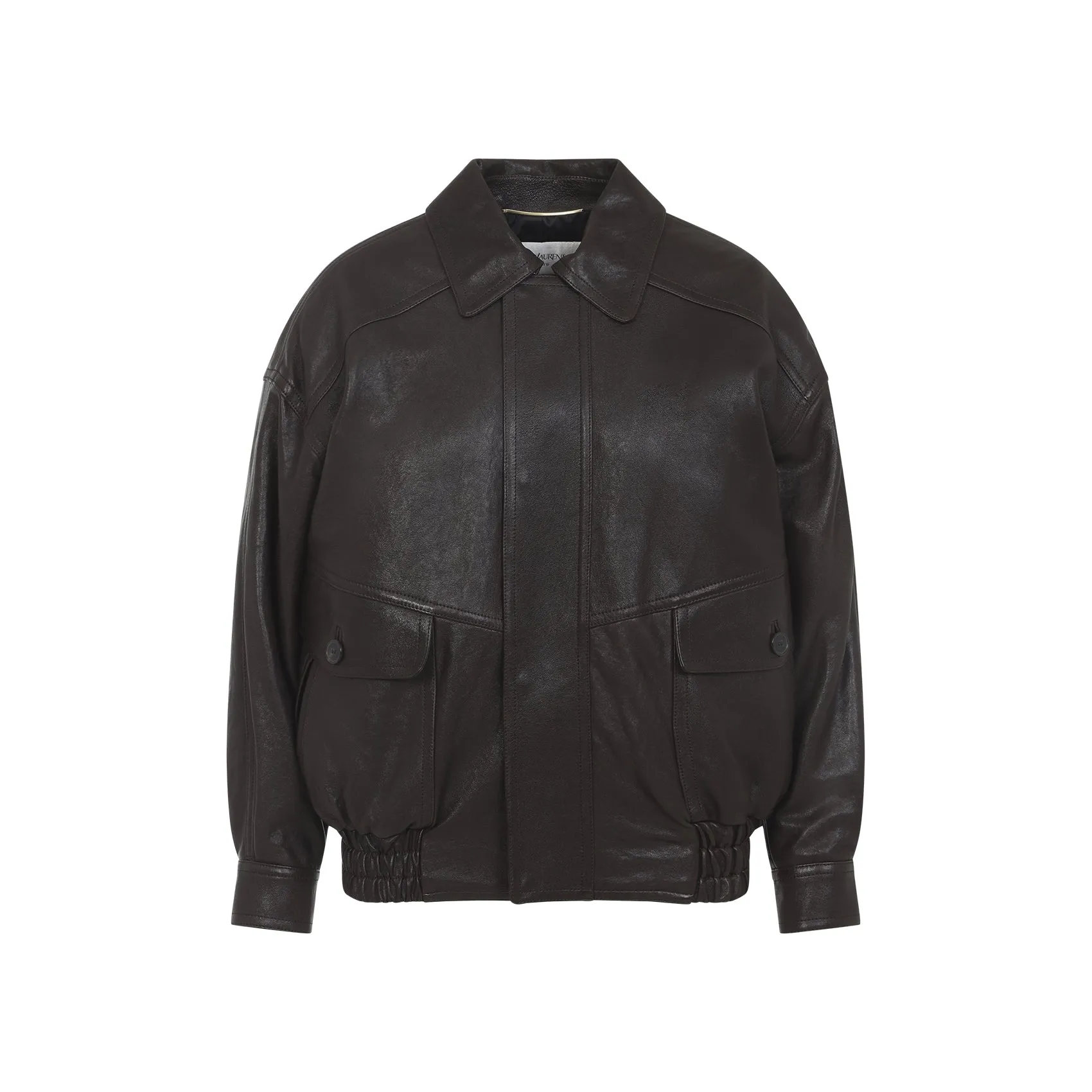 BROWN LAMB LEATHER JACKET sold by Lord & Taylor