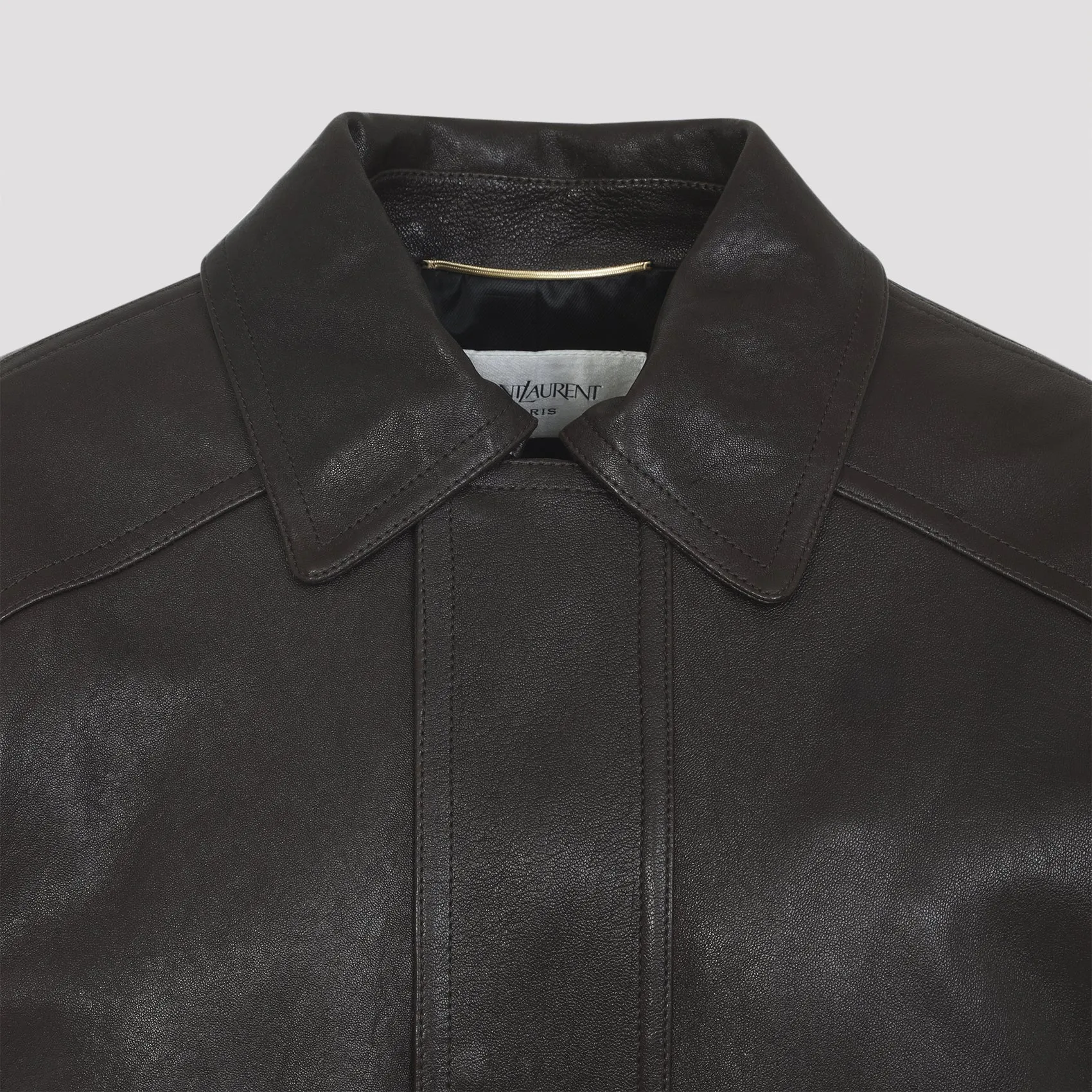 BROWN LAMB LEATHER JACKET sold by Lord & Taylor product image thumbnail 5