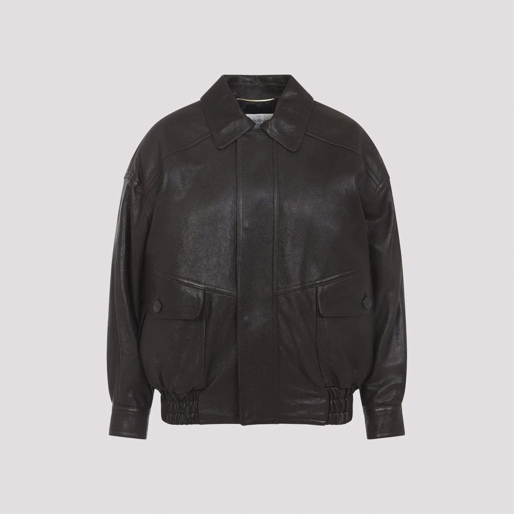 BROWN LAMB LEATHER JACKET sold by Lord & Taylor product image thumbnail 2