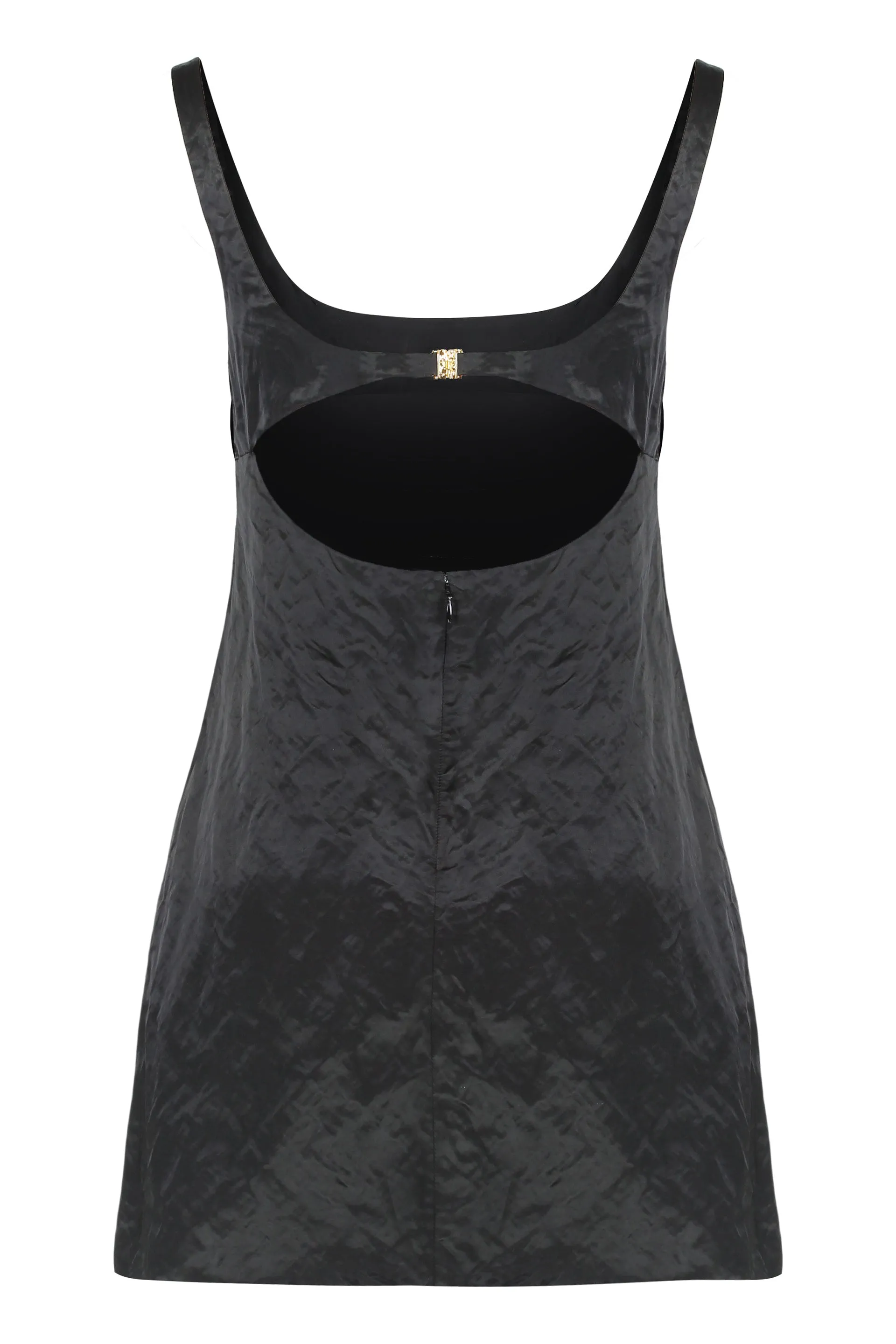 MINI DRESS WITHOUT SLEEVES IN WASHED TECHNICAL SATIN sold by Lord & Taylor product image thumbnail 2