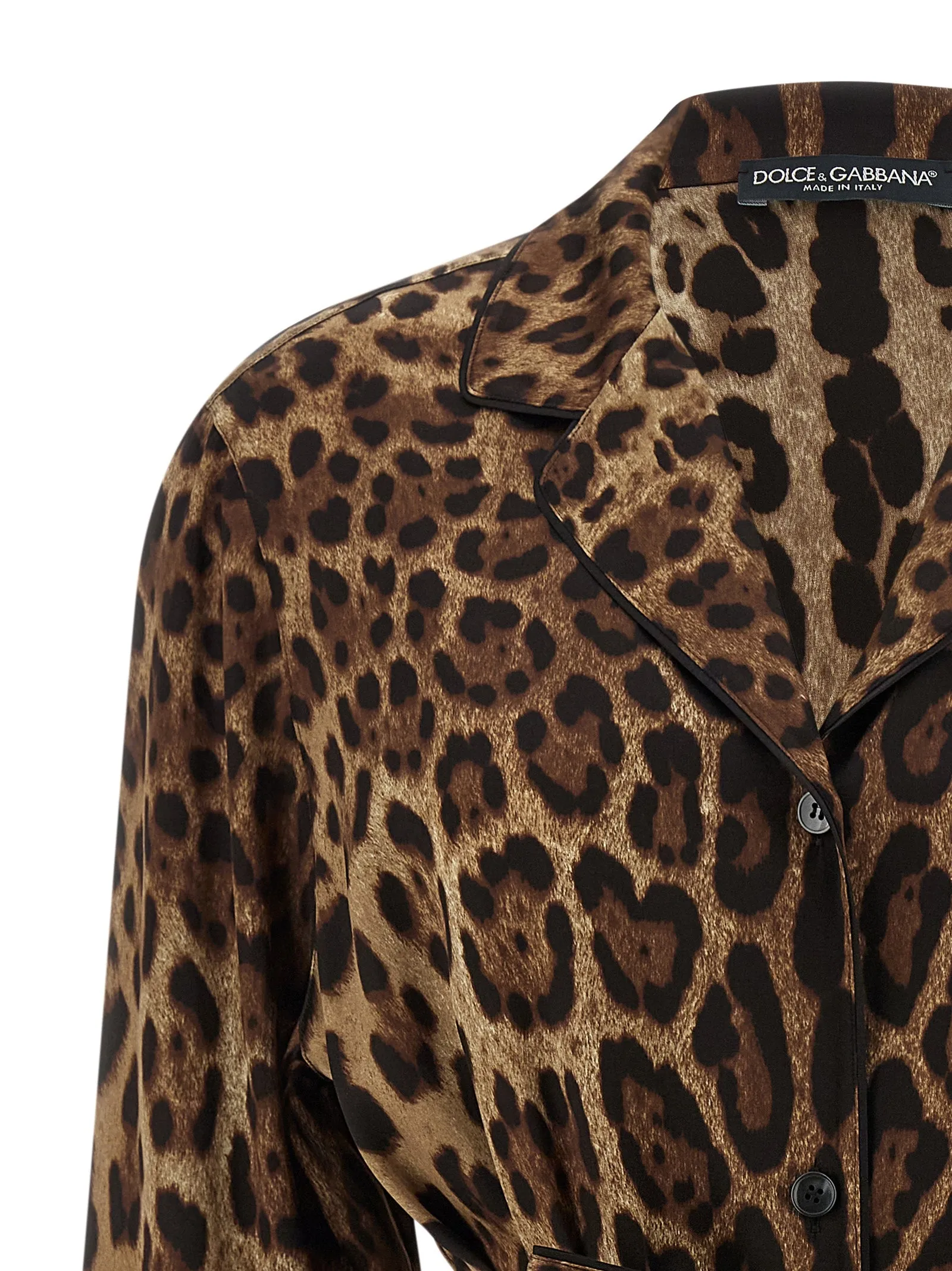 'Leopardo' pajama shirt sold by Lord & Taylor product image thumbnail 3