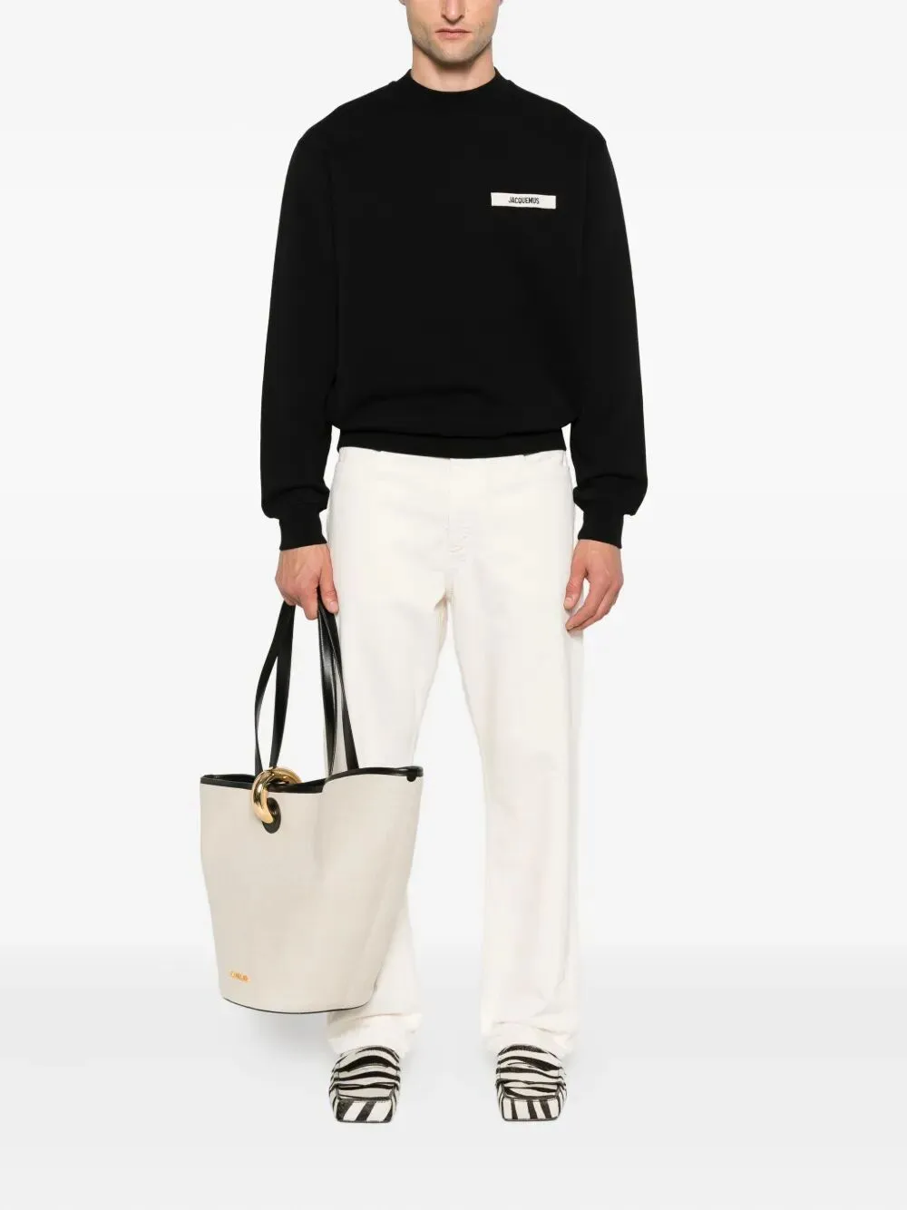 "LE SWEATSHIRT GROS GRAIN" ROUND NECK SWEATSHIRT sold by Lord & Taylor product image thumbnail 4