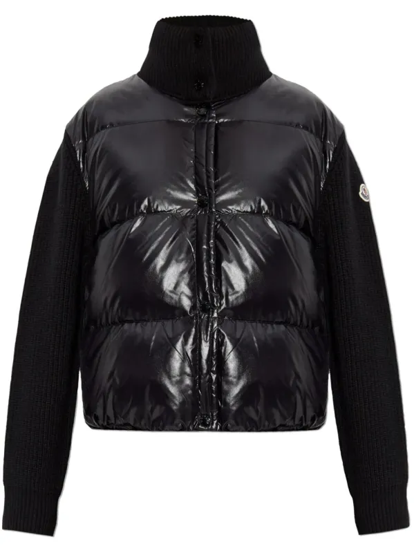 CARDIGAN WITH PADDED FRONT PANEL made by Moncler