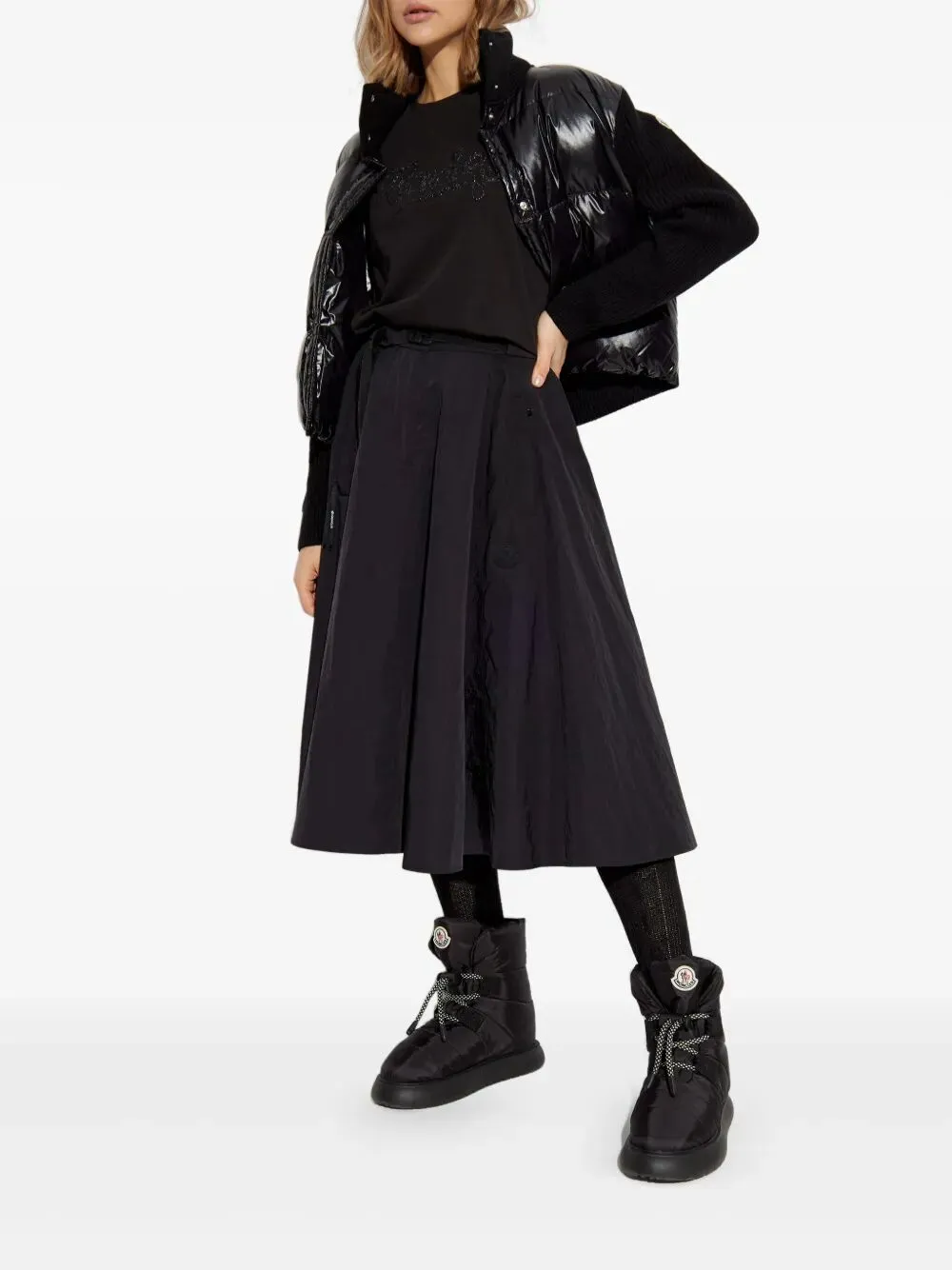 CARDIGAN WITH PADDED FRONT PANEL sold by Lord & Taylor product image thumbnail 2