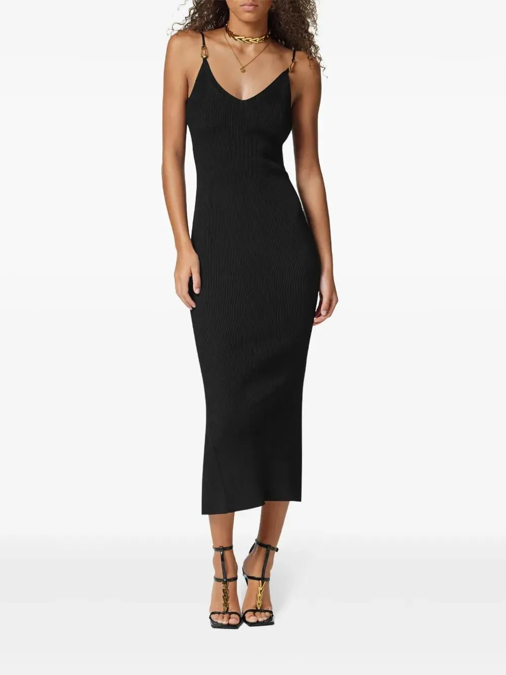 VISCOSE KNIT MIDI DRESS sold by Lord & Taylor product image thumbnail 3
