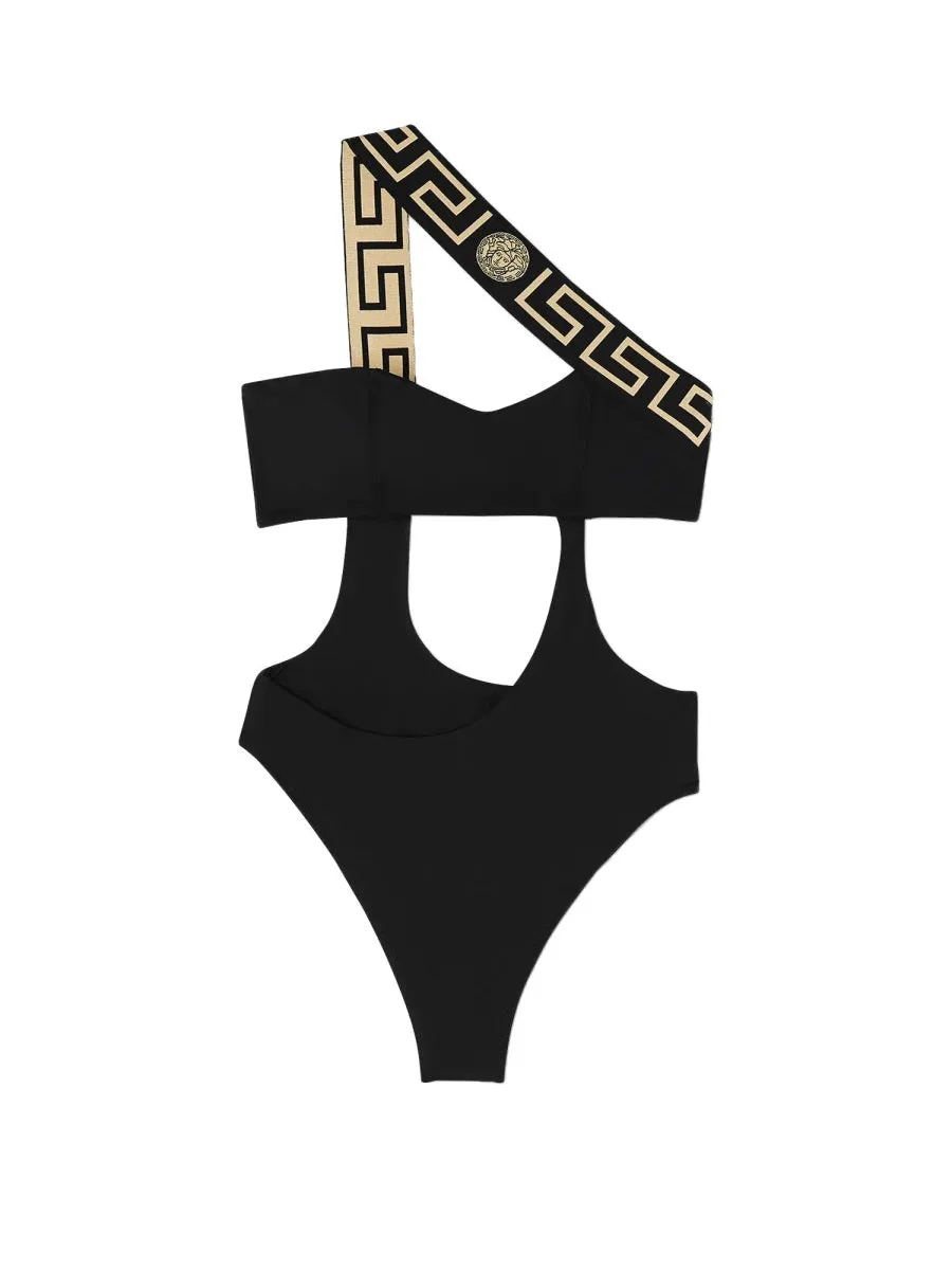ONE-PIECE SWIMSUIT WITH GREEK BORDER sold by Lord & Taylor