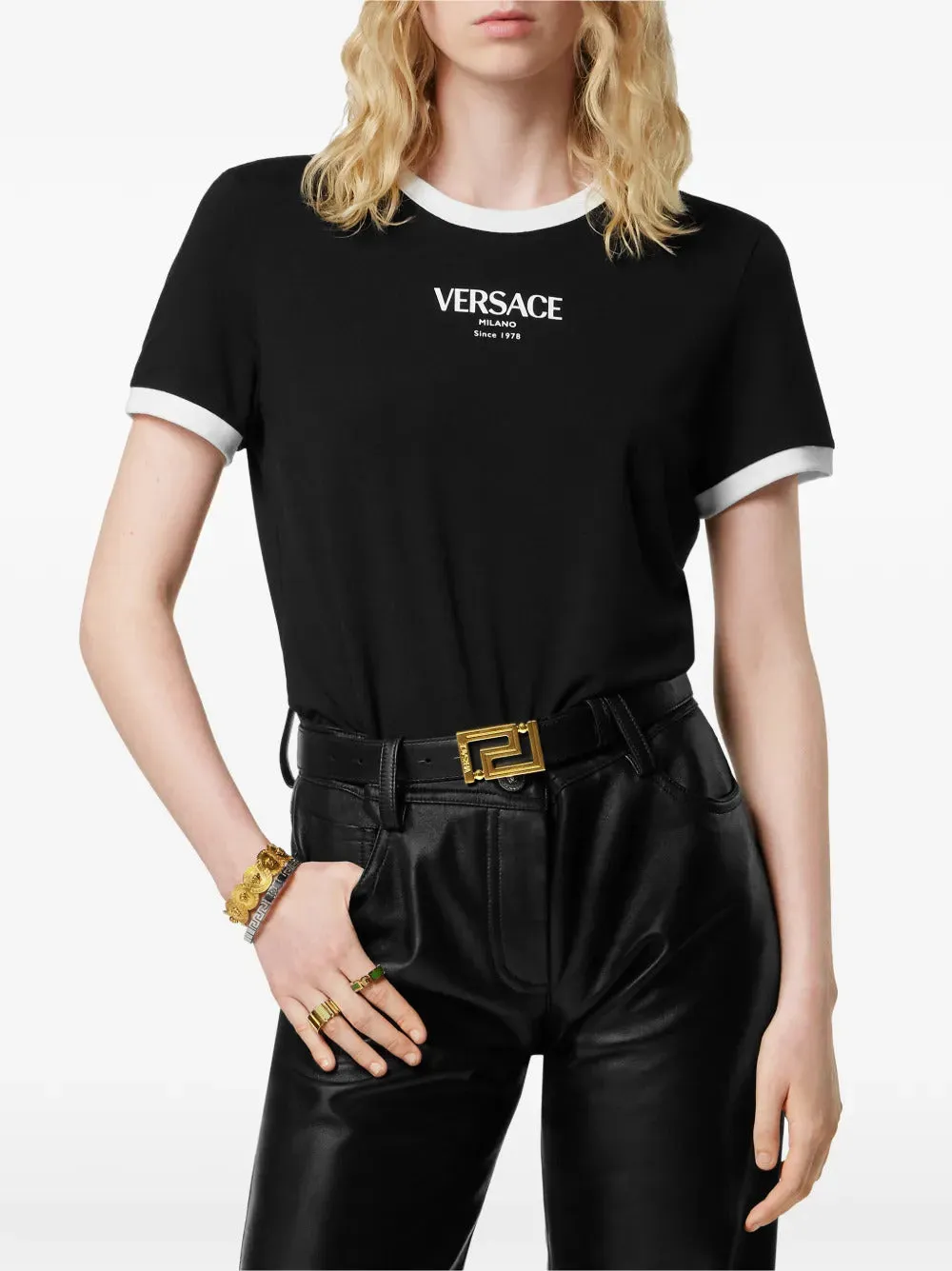 STRETCH VISCOSE-JERSEY T-SHIRT sold by Lord & Taylor product image thumbnail 2