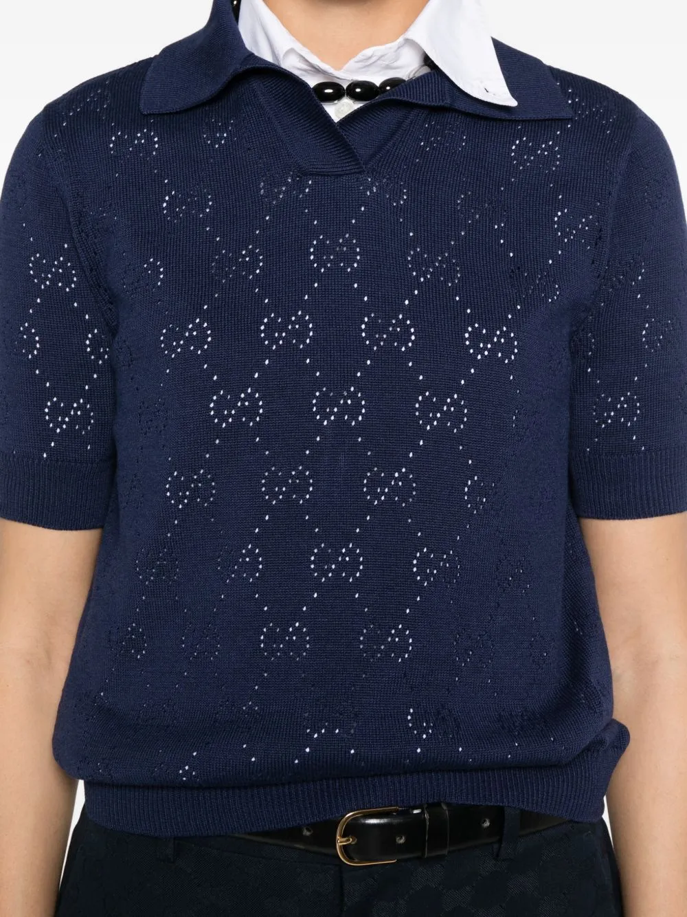 BLUE COTTON T-SHIRT sold by Lord & Taylor product image thumbnail 3