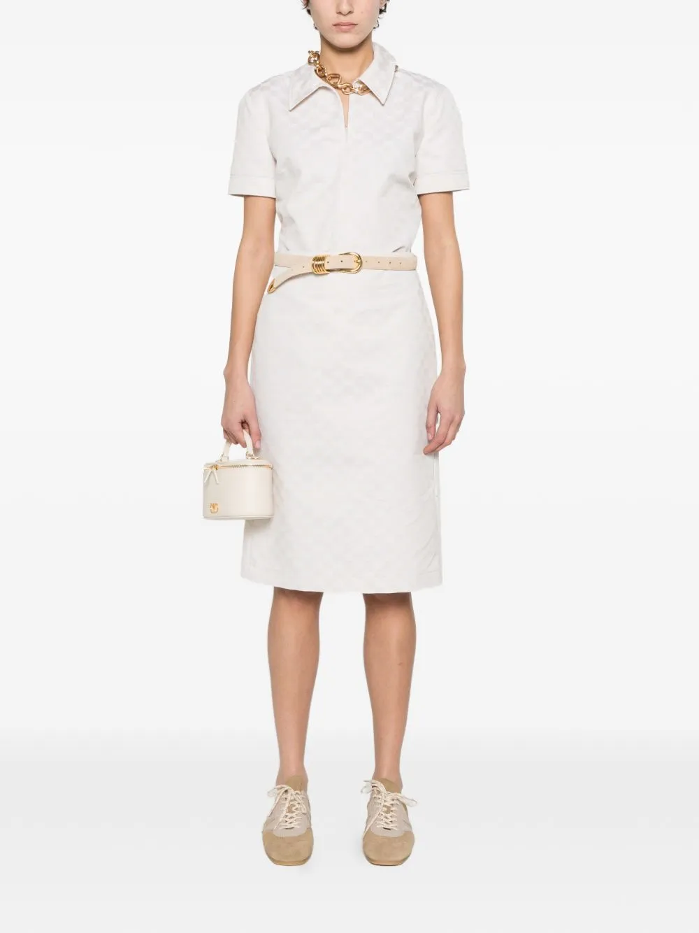 BEIGE POLYESTER MIX SKIRT sold by Lord & Taylor product image thumbnail 3