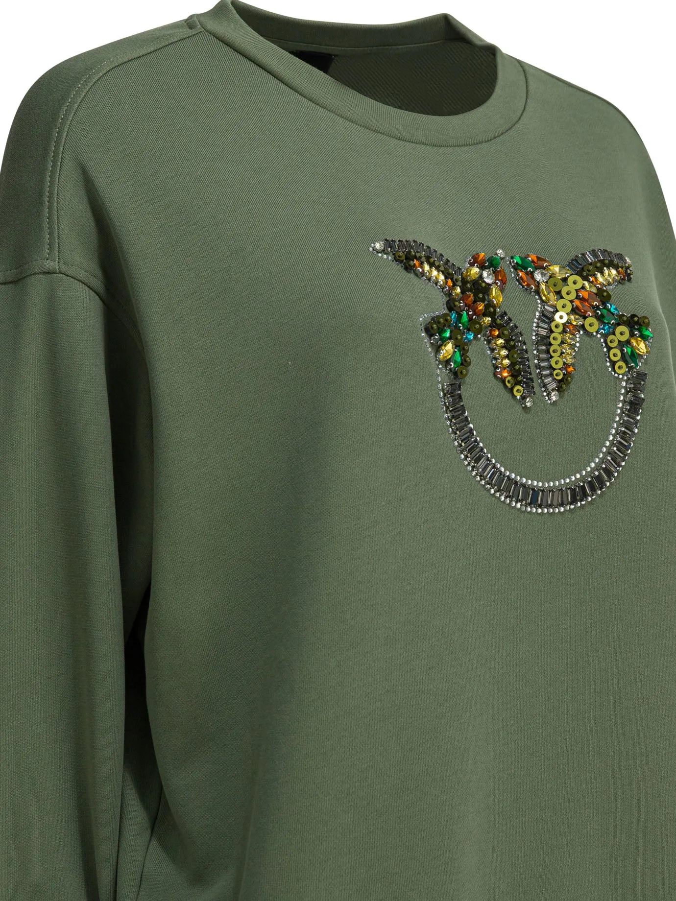 GREEN COTTON SWEATSHIRT sold by Lord & Taylor product image thumbnail 4