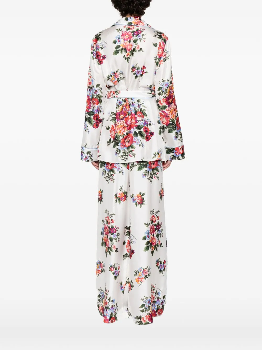 FLOWER PRINT SILK SHIRT sold by Lord & Taylor product image thumbnail 5