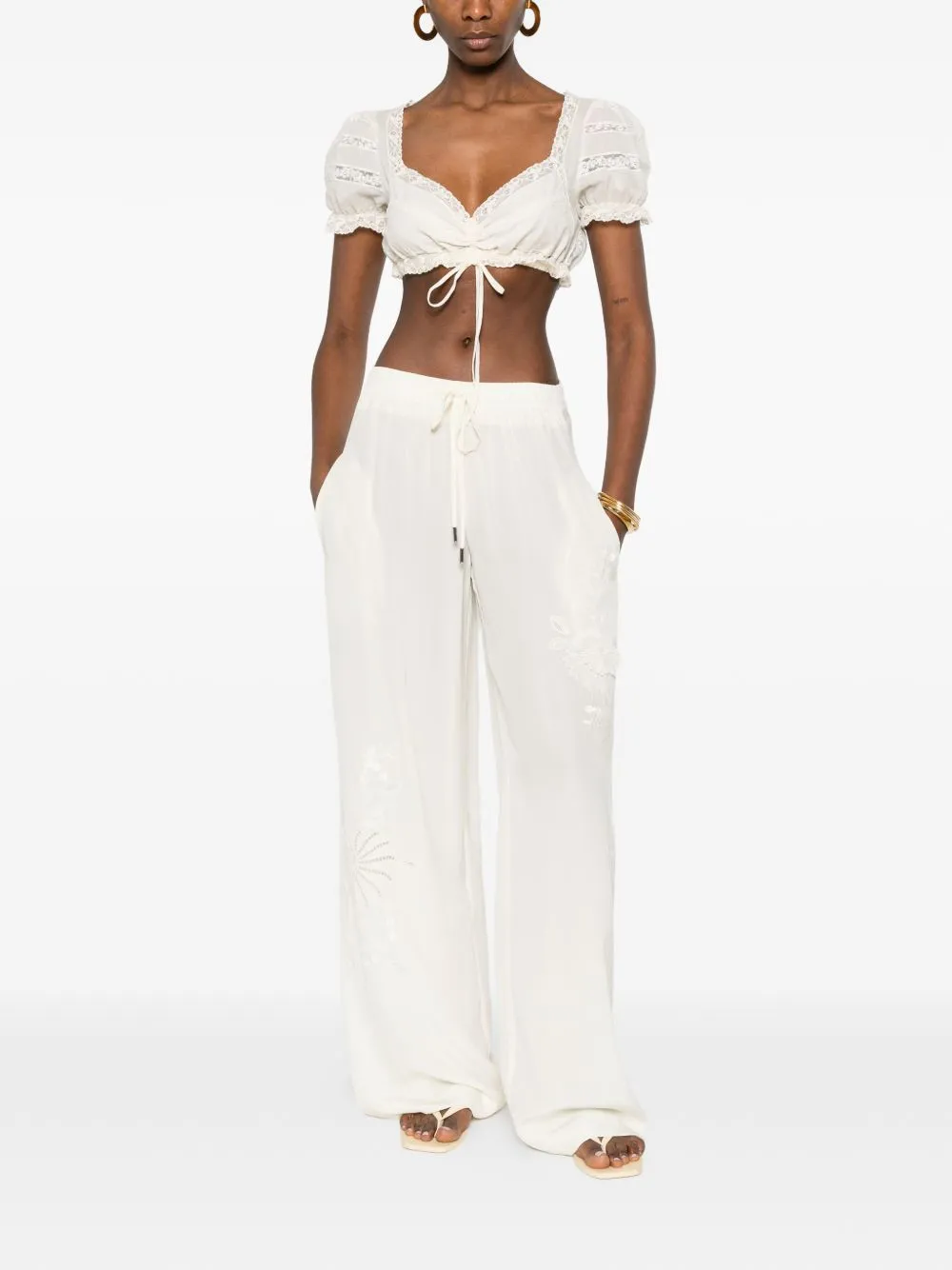 SILK PAJAMA TROUSERS sold by Lord & Taylor product image thumbnail 2