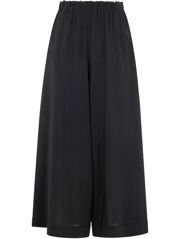 "PIJIAMA POCKETS" WIDE LEG TROUSERS made by Daniela Gregis