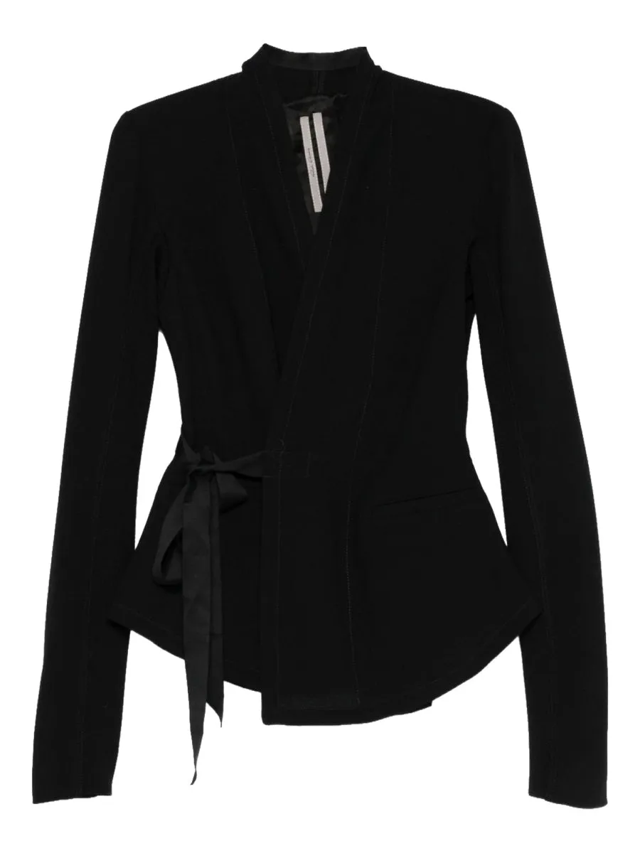 BLACK WOOL LEATHER JACKET sold by Lord & Taylor