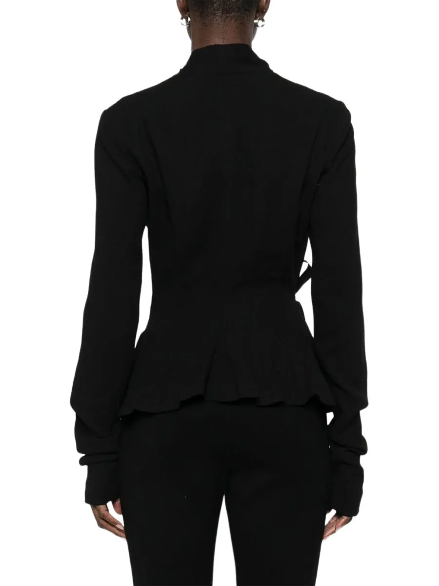 BLACK WOOL LEATHER JACKET sold by Lord & Taylor product image thumbnail 3
