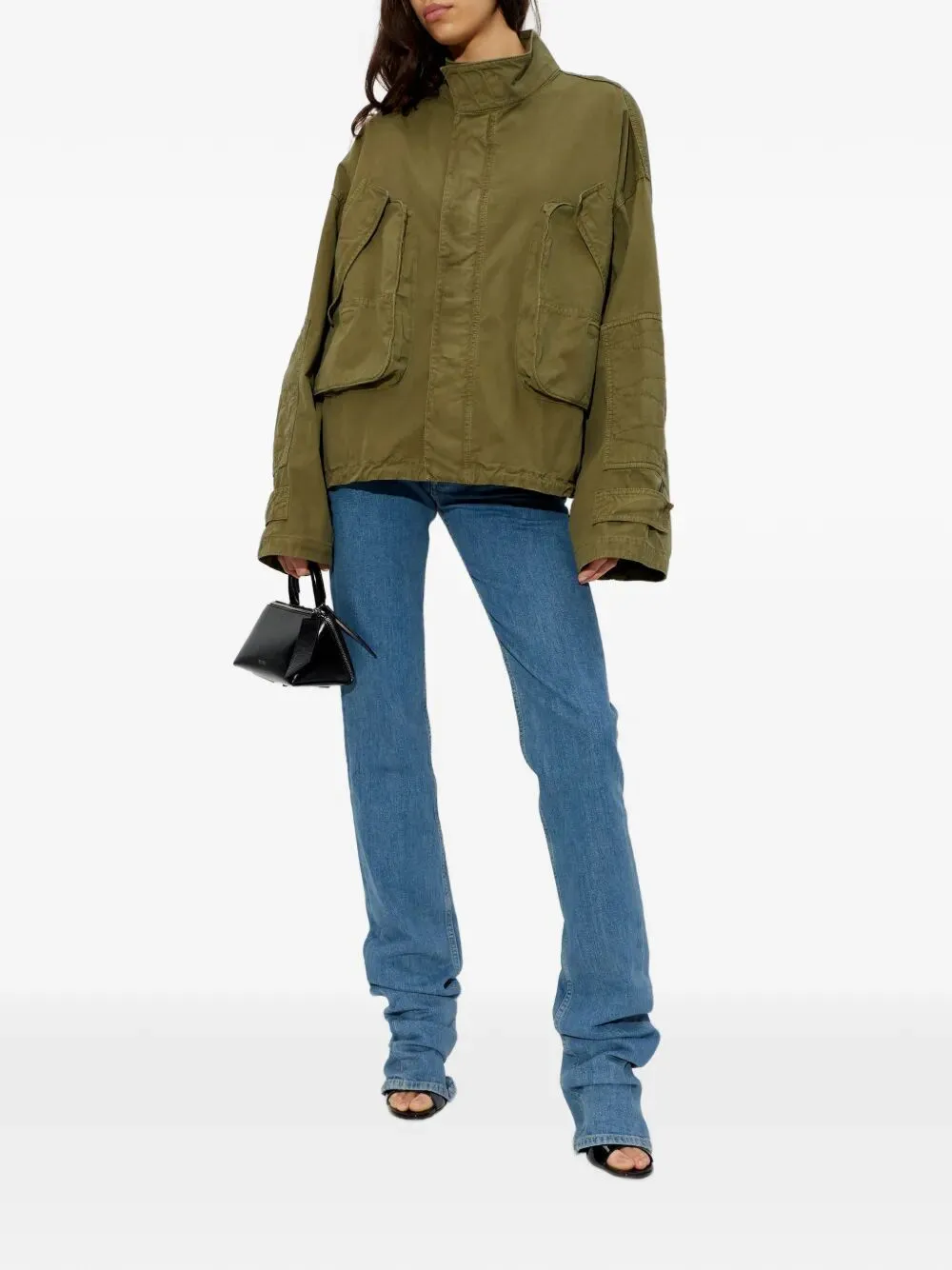 BOMBER JACKET WITH POCKETS AND DRAWSTRING sold by Lord & Taylor product image thumbnail 3