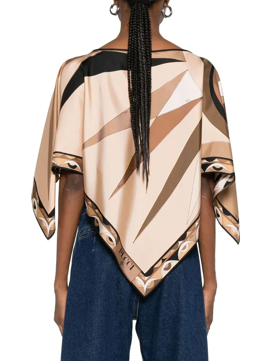 CAPE BLOUSE WITH PRINT sold by Lord & Taylor product image thumbnail 3