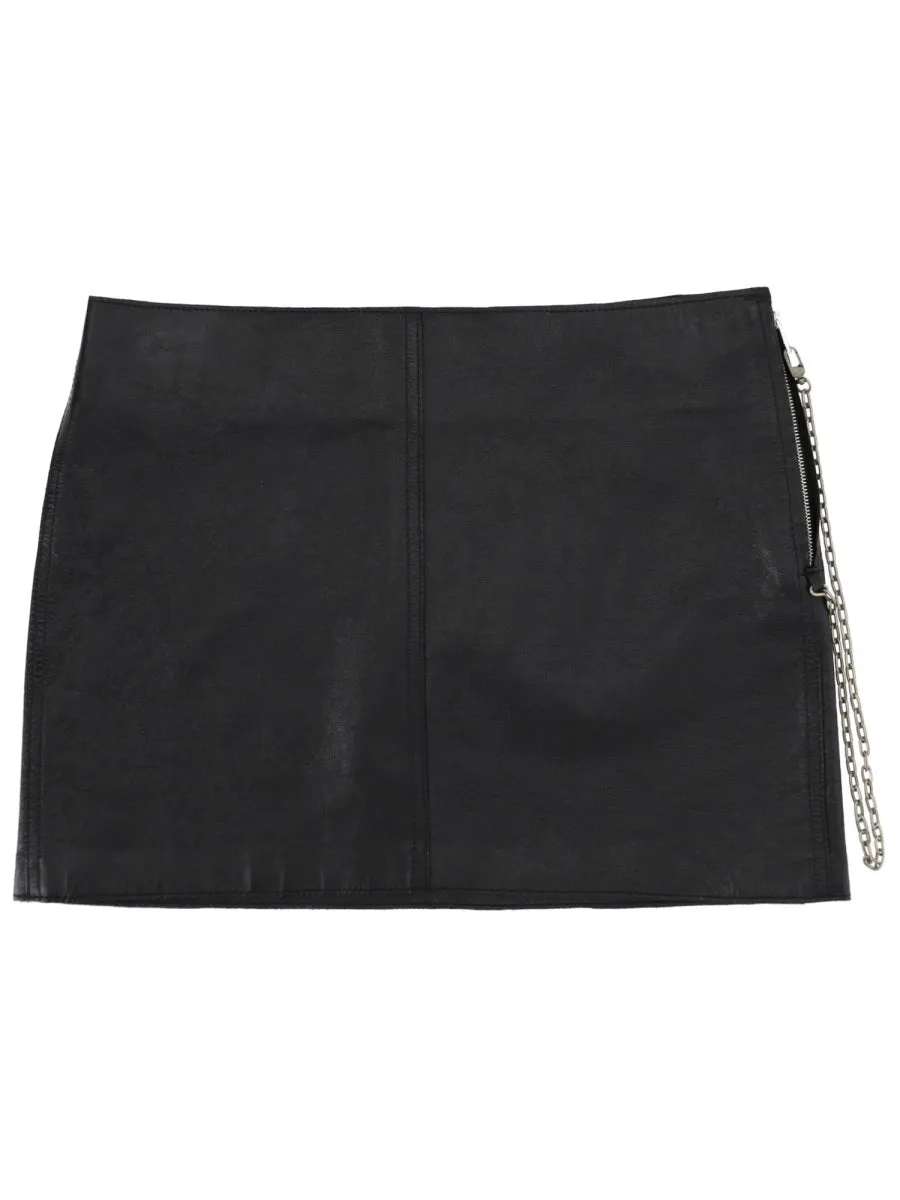 LEATHER MINISKIRT sold by Lord & Taylor