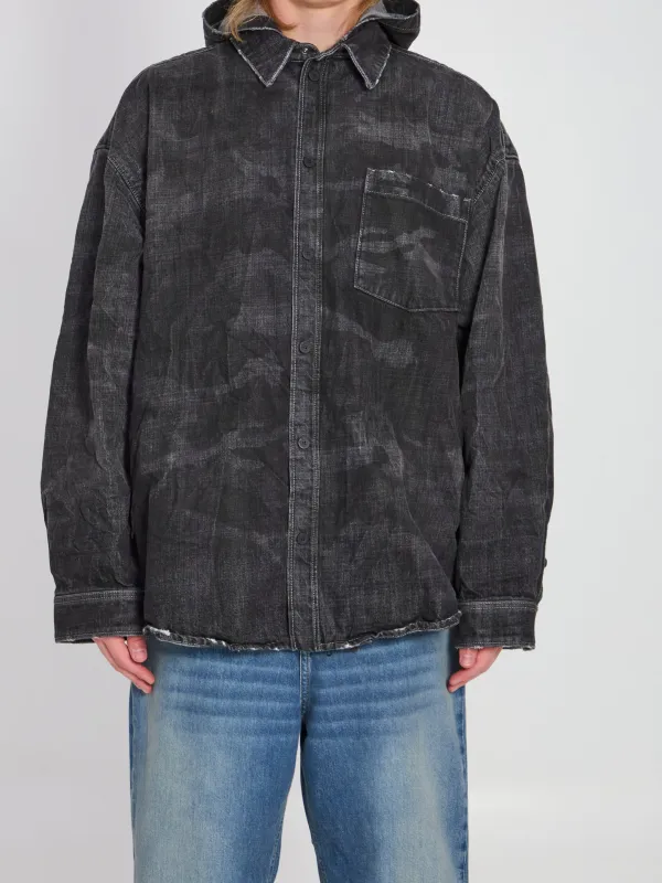 HOODED DENIM PARKA sold by Lord & Taylor