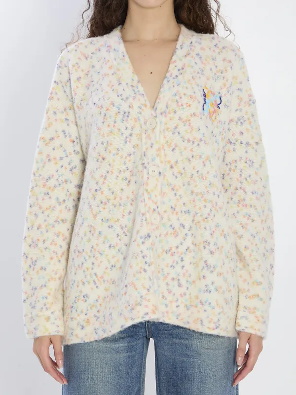 LOEWE A-LINE CARDIGAN IN WOOL AND ALPACA BLEND made by Loewe