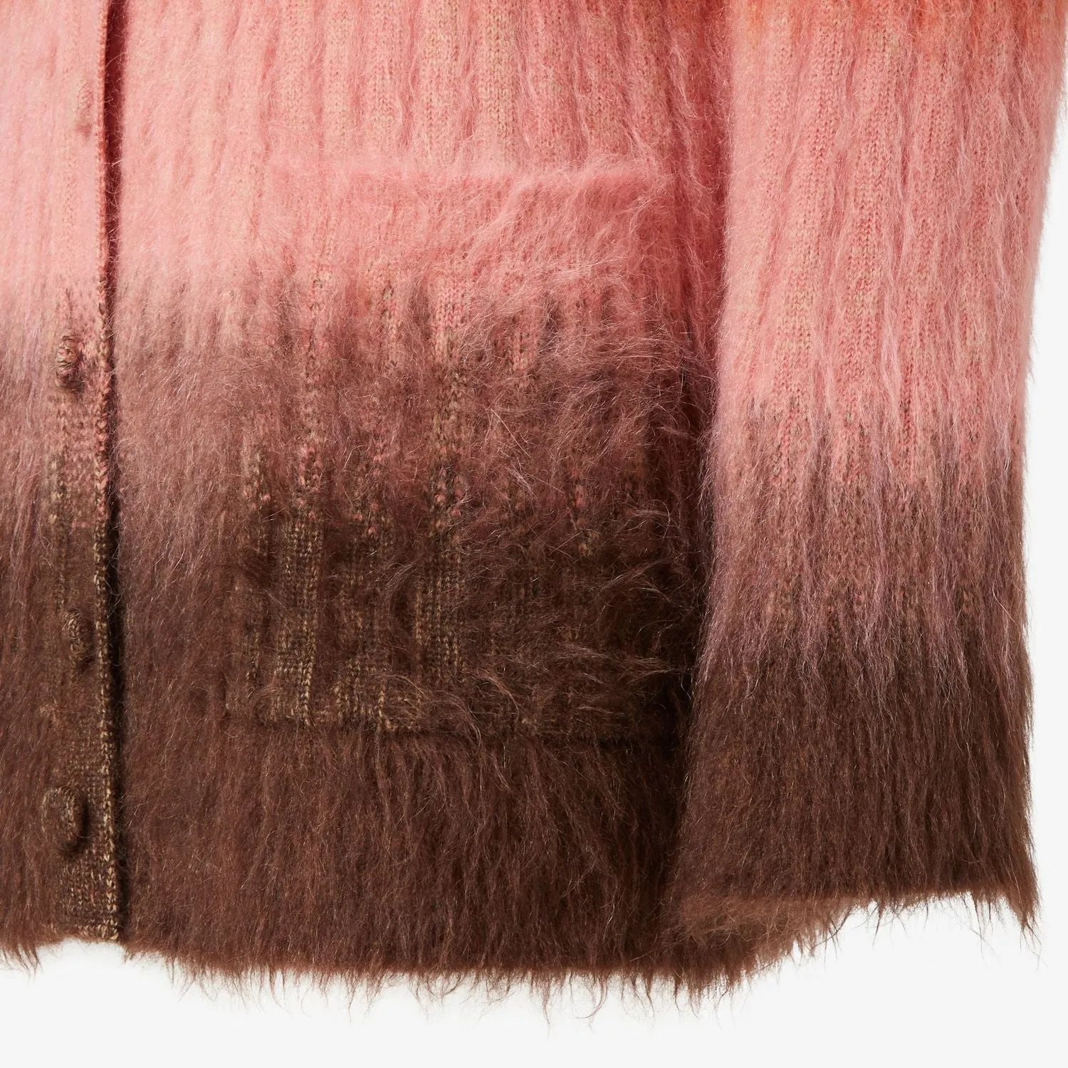 GRADIENT MOHAIR BUTTONED CARDIGAN sold by Lord & Taylor product image thumbnail 3