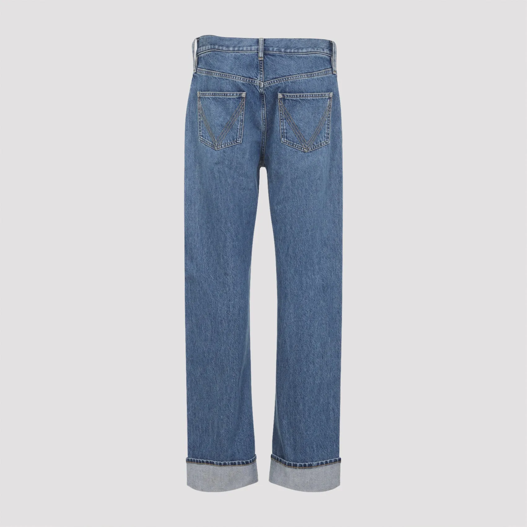 WIDE-LEG FADED DENIM JEANS sold by Lord & Taylor product image thumbnail 3