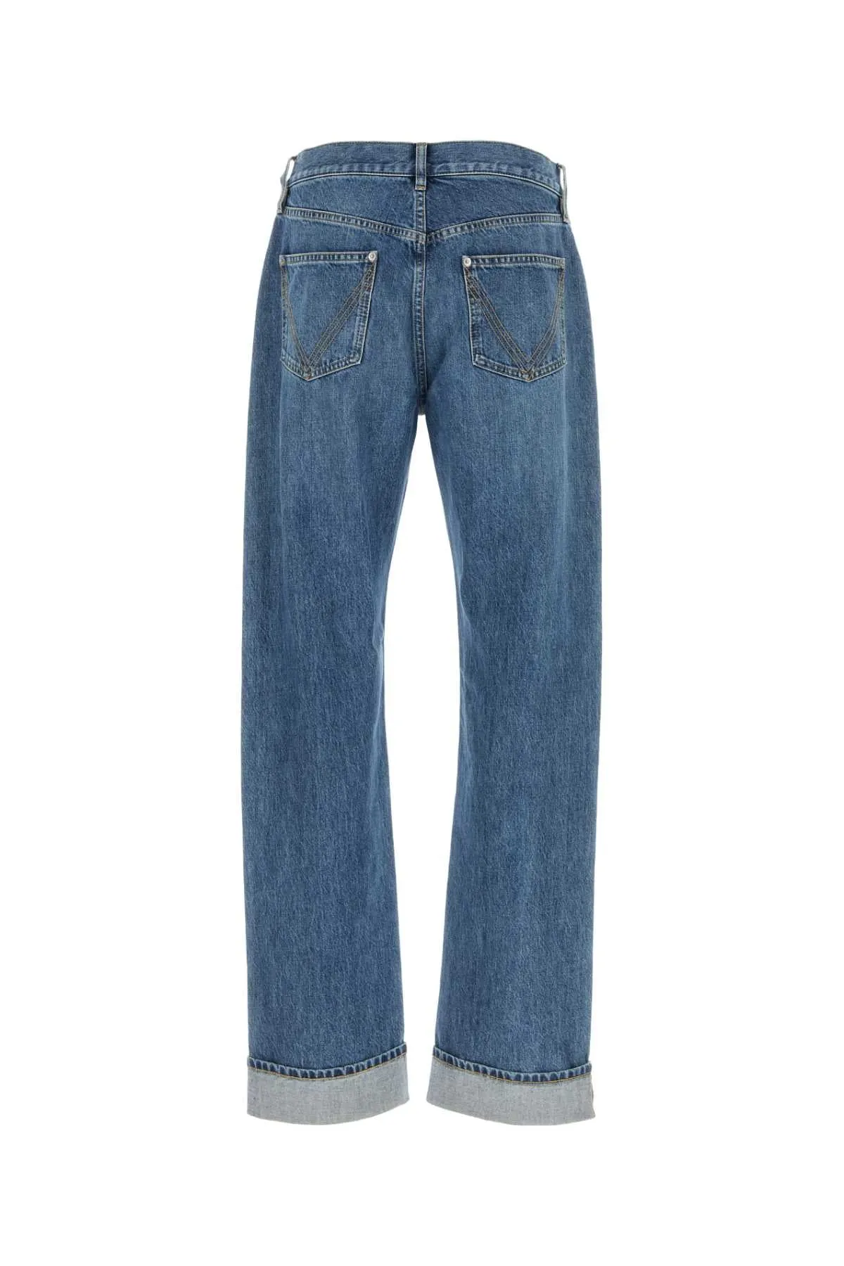 WIDE-LEG FADED DENIM JEANS sold by Lord & Taylor product image thumbnail 2
