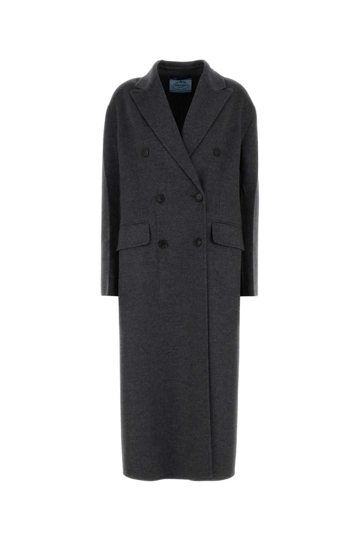 GRAY WOOL AND CASHMERE COAT sold by Lord & Taylor